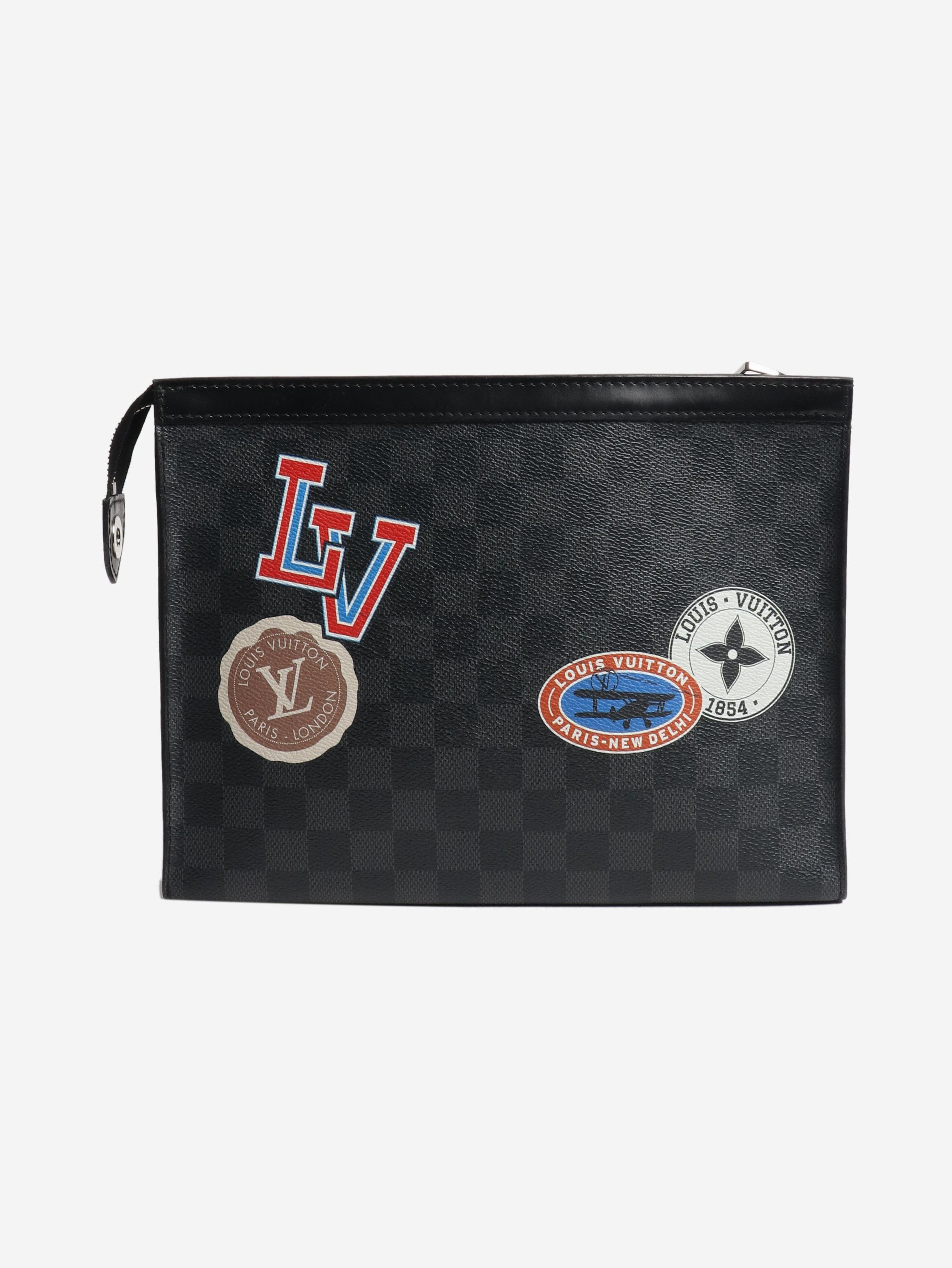 Louis Vuitton Black 2017 Damier Graphite motif pouch Size ONE SIZE - 2 Thumbnail