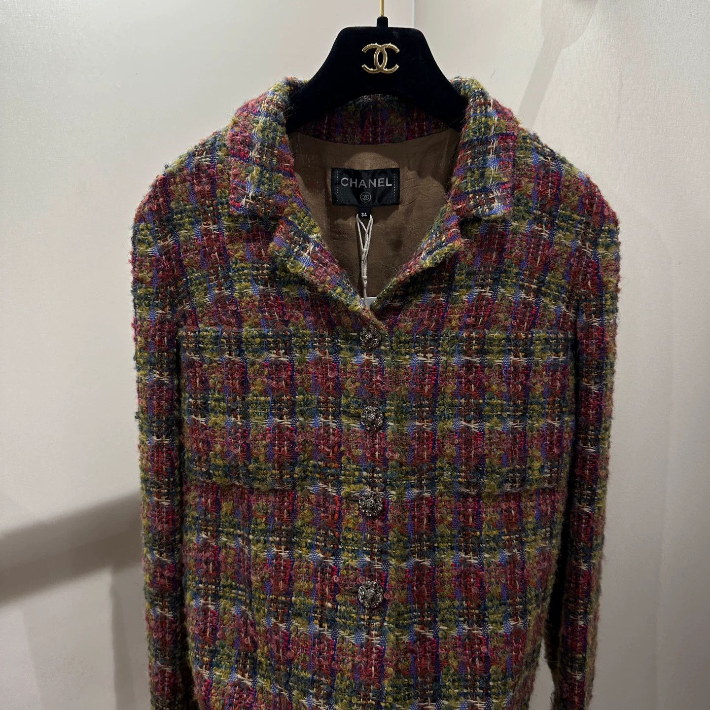 Chanel Chanel Plaid Multi T-Shirt us_4 Women Size S / US 4 / IT 40 - 7 Thumbnail