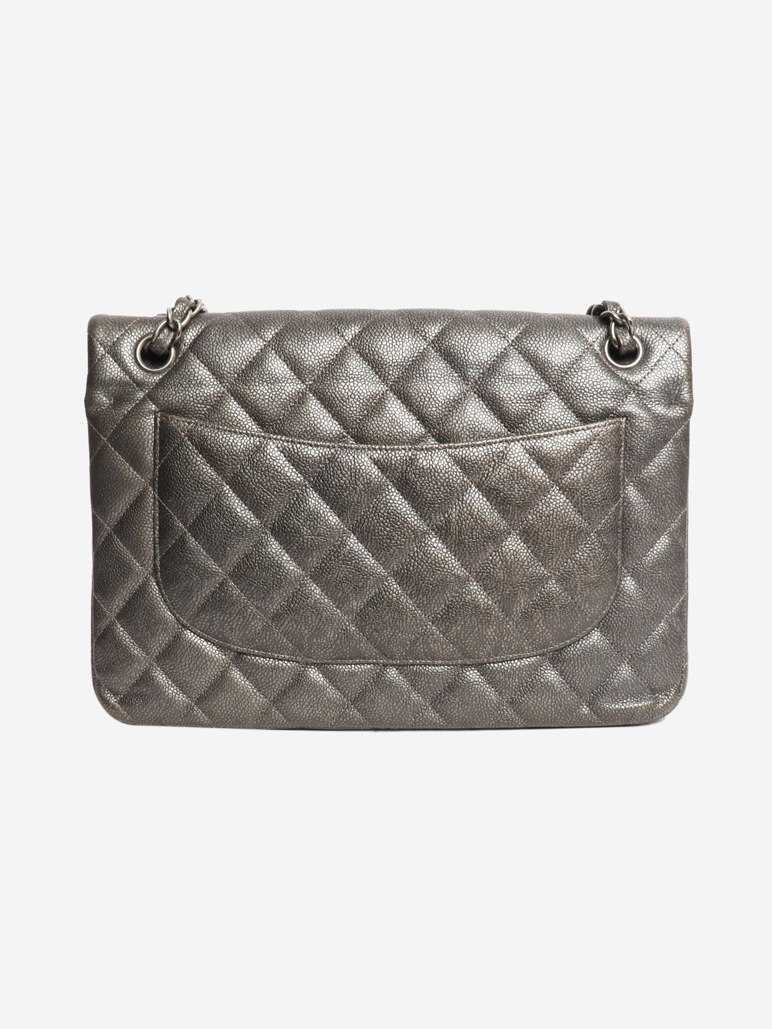 Other Grey 2015 jumbo caviar Classic Double Flap bag Size ONE SIZE - 2 Thumbnail
