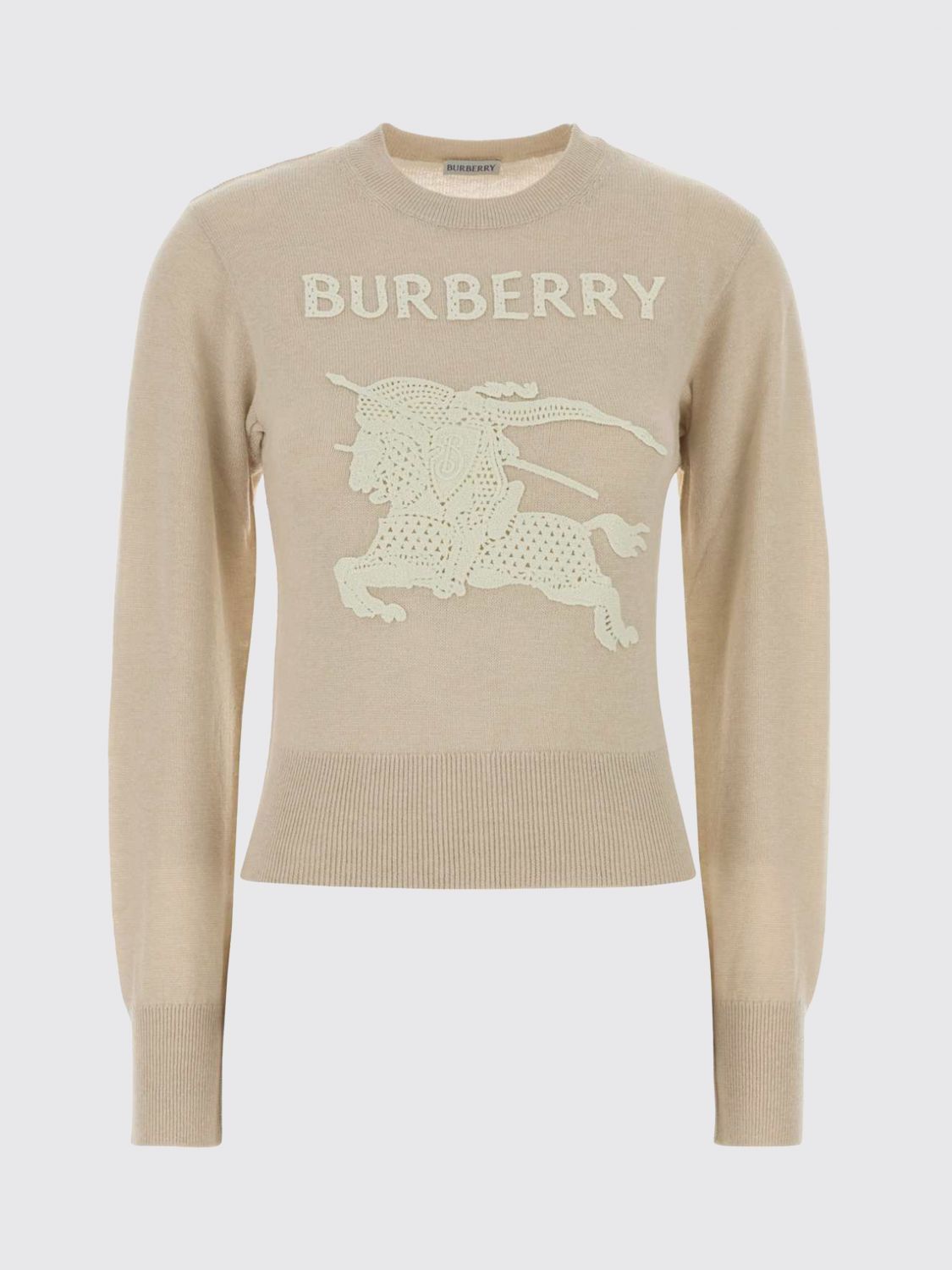 Burberry Burberry Sweater Woman Beige Size XS / US 0-2 / IT 36-38 - 2 Thumbnail