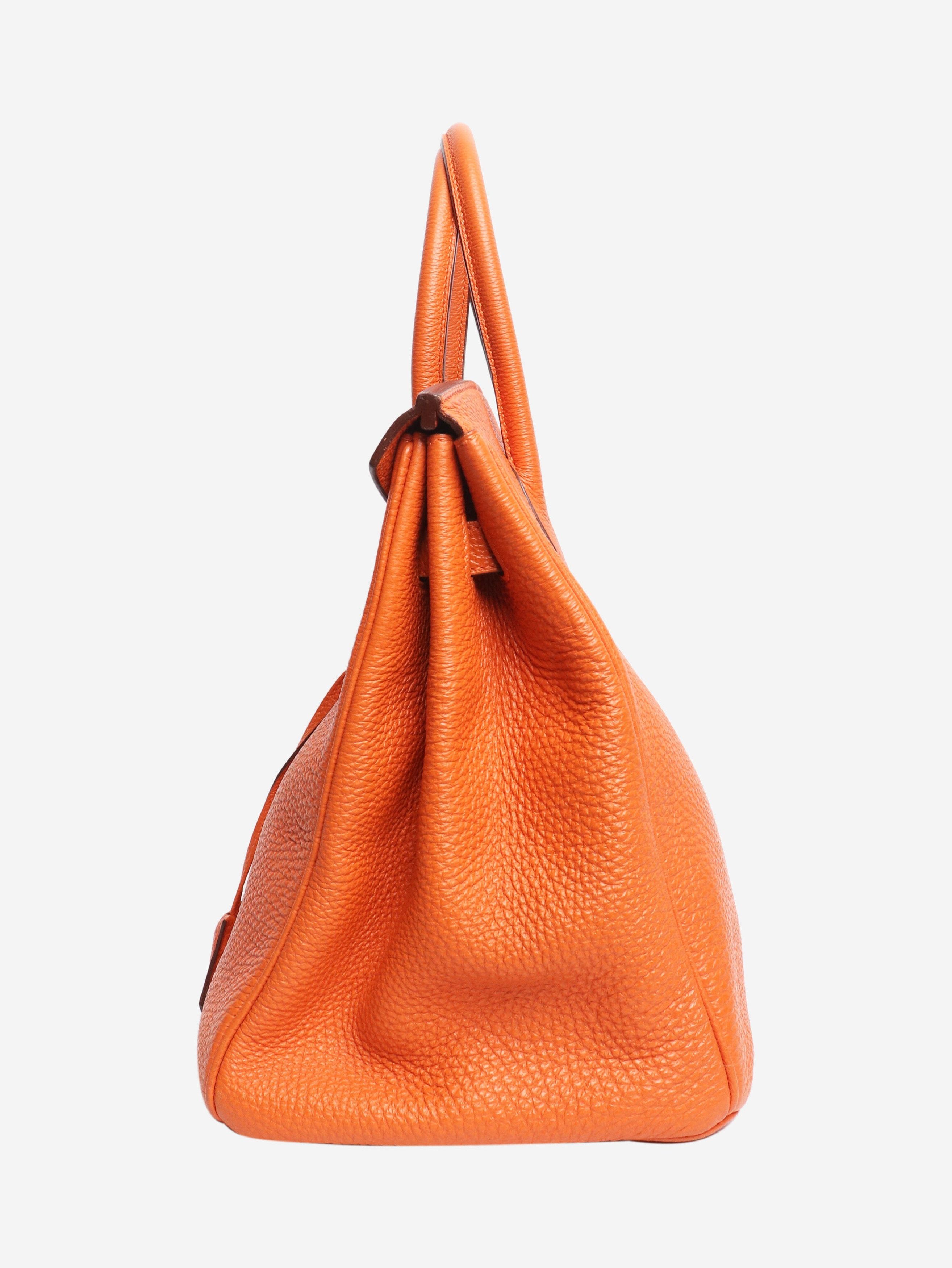 Other Orange 2010 Birkin 35 bag in Clemence leather Size ONE SIZE - 2 Thumbnail