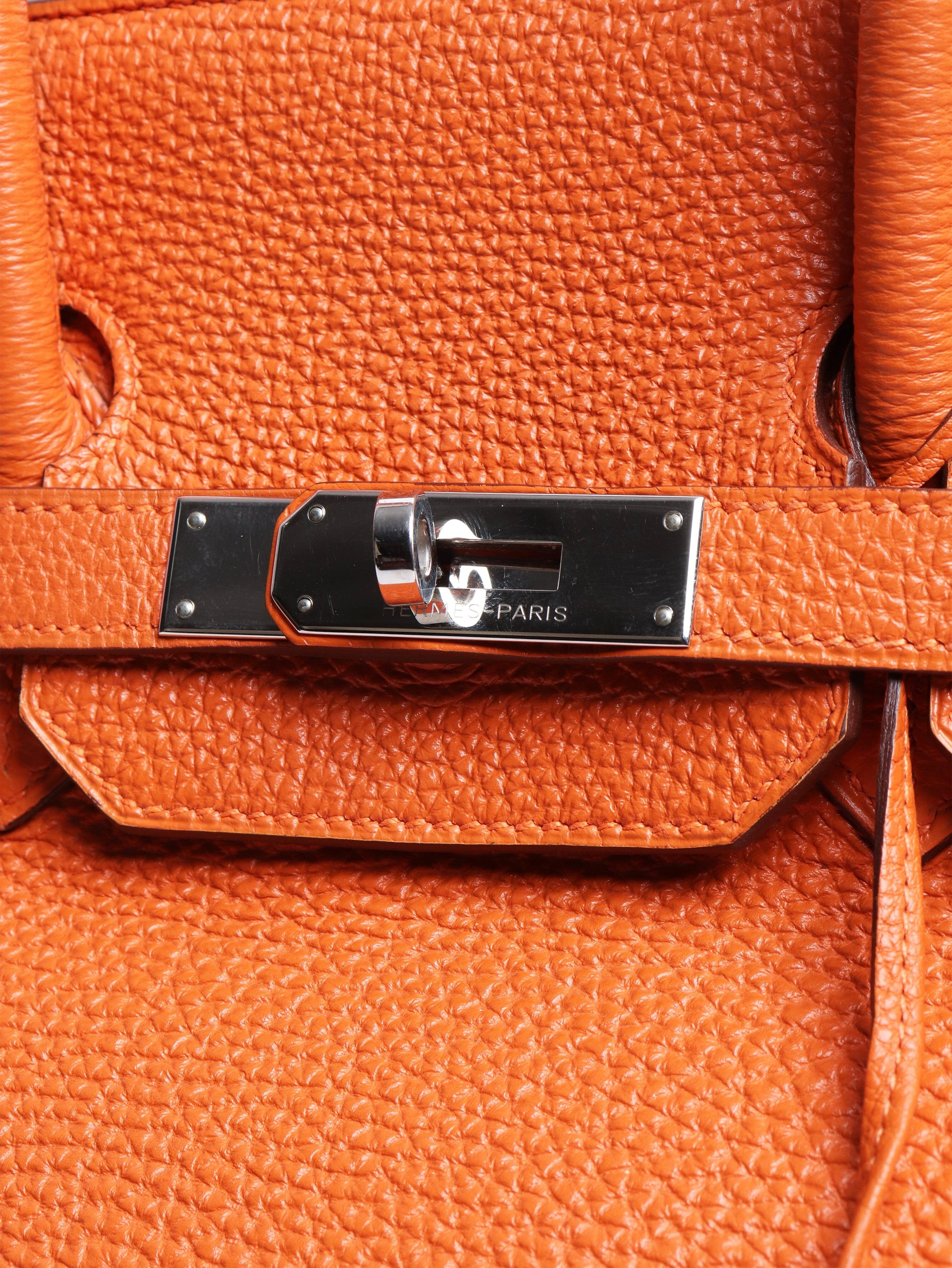 Other Orange 2010 Birkin 35 bag in Clemence leather Size ONE SIZE - 4 Thumbnail