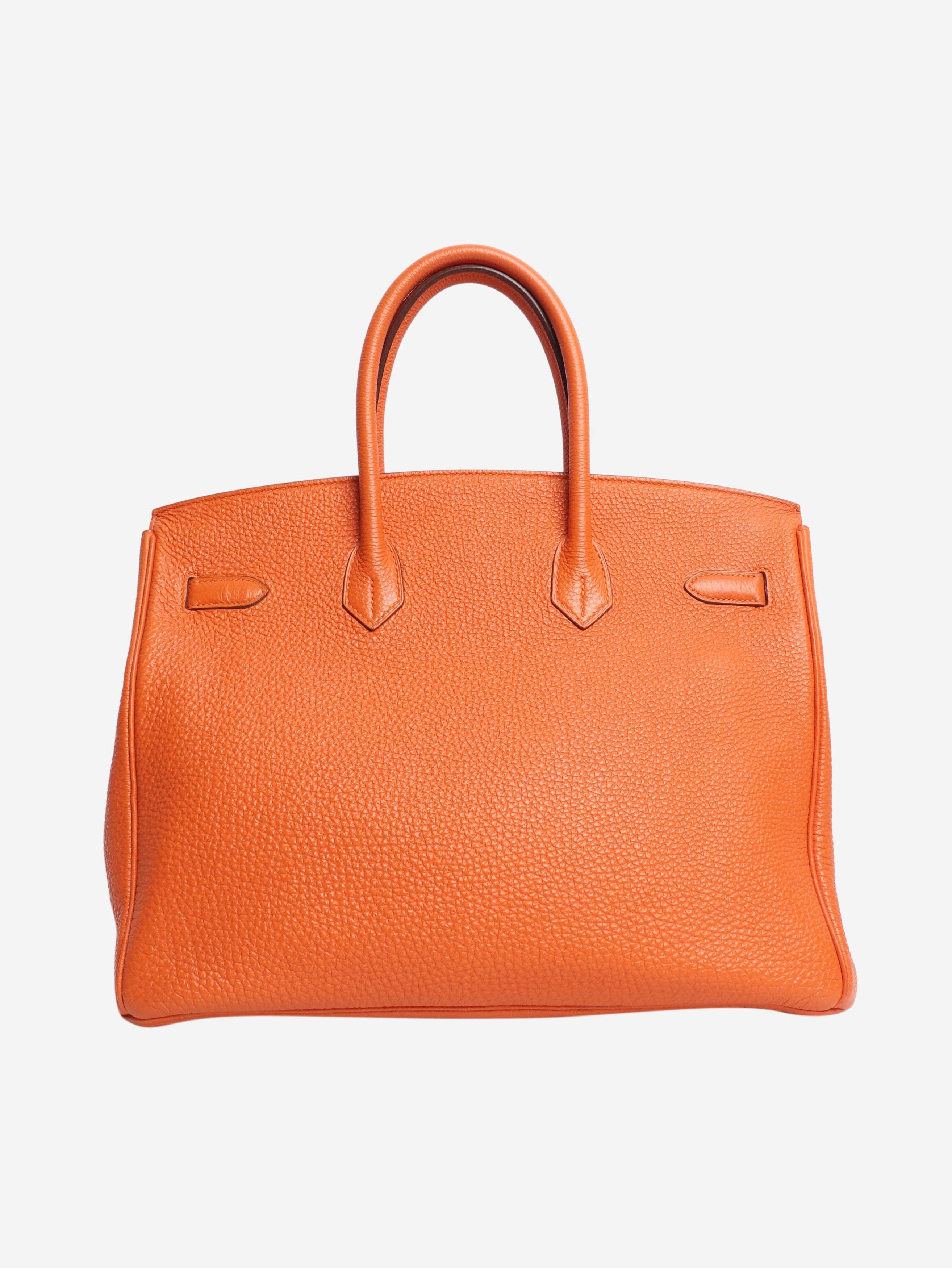 Other Orange 2010 Birkin 35 bag in Clemence leather Size ONE SIZE - 3 Thumbnail
