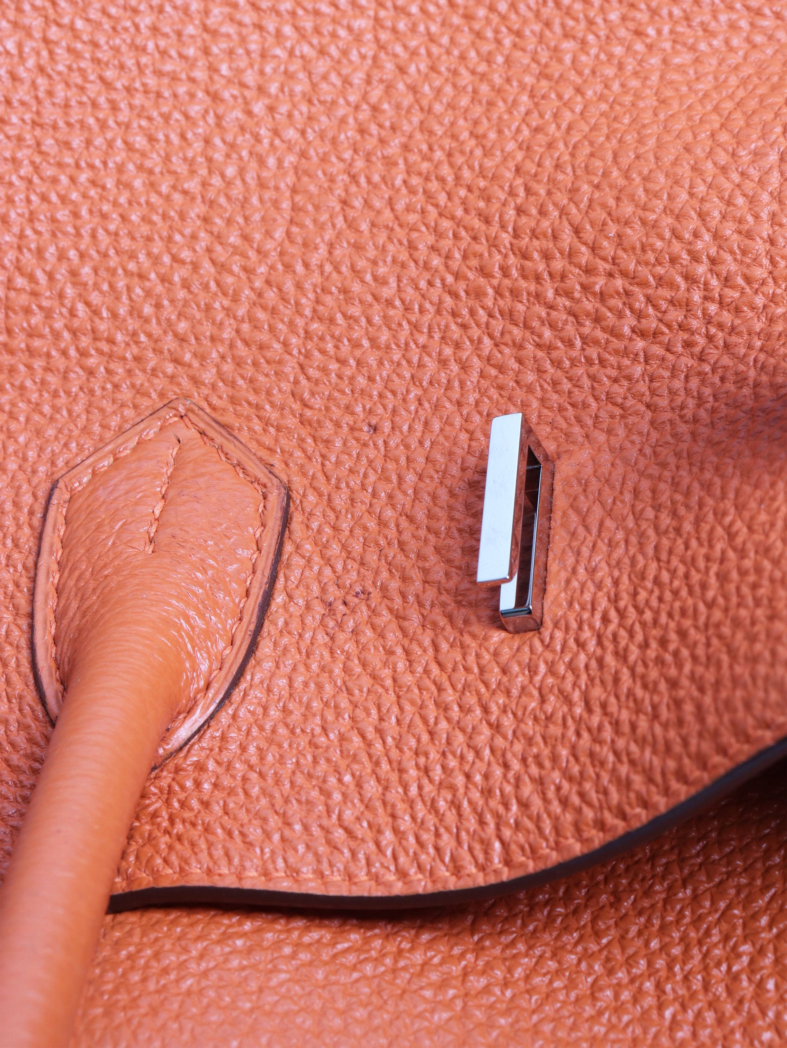 Other Orange 2010 Birkin 35 bag in Clemence leather Size ONE SIZE - 8 Thumbnail