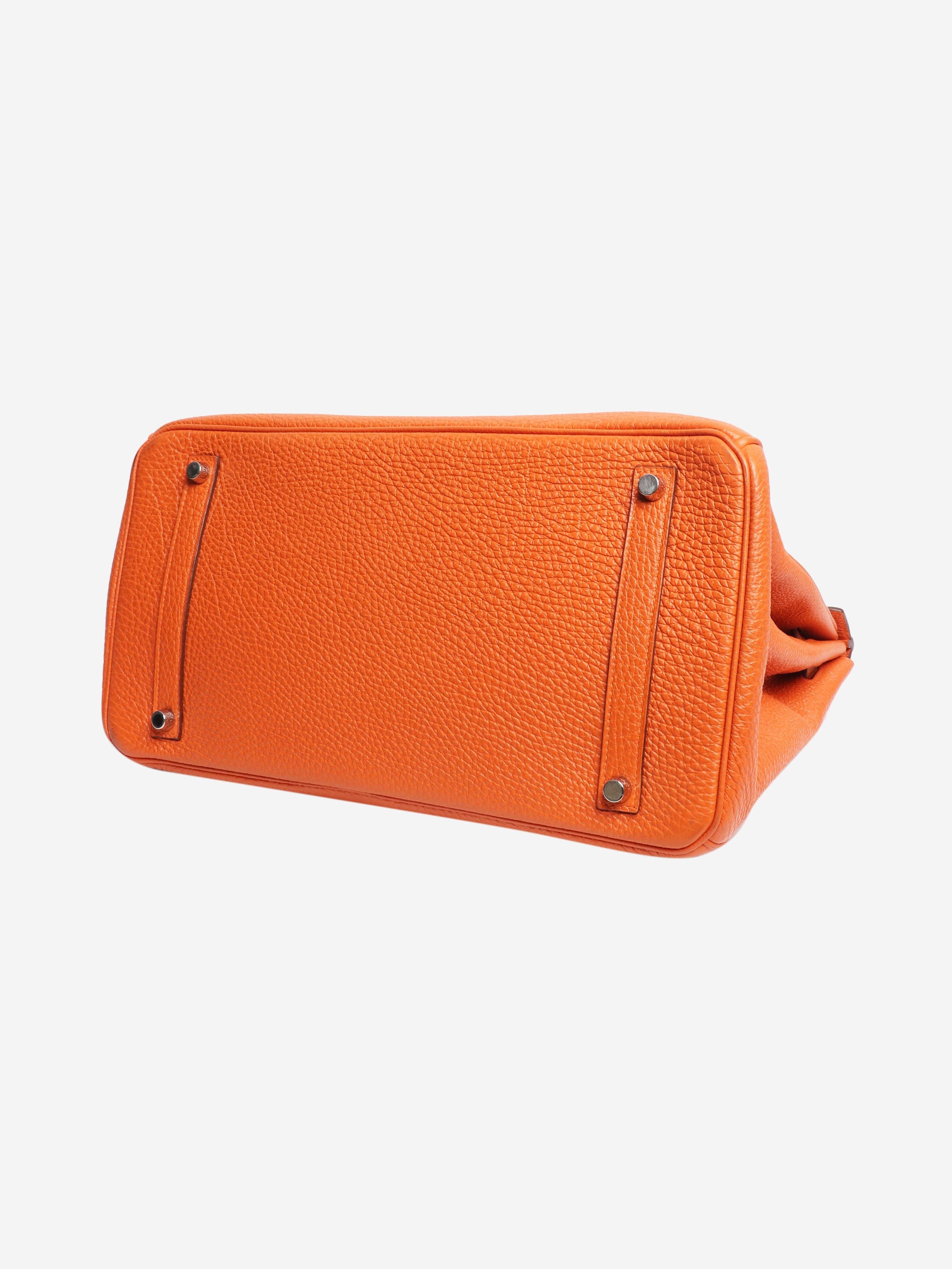 Other Orange 2010 Birkin 35 bag in Clemence leather Size ONE SIZE - 5 Thumbnail
