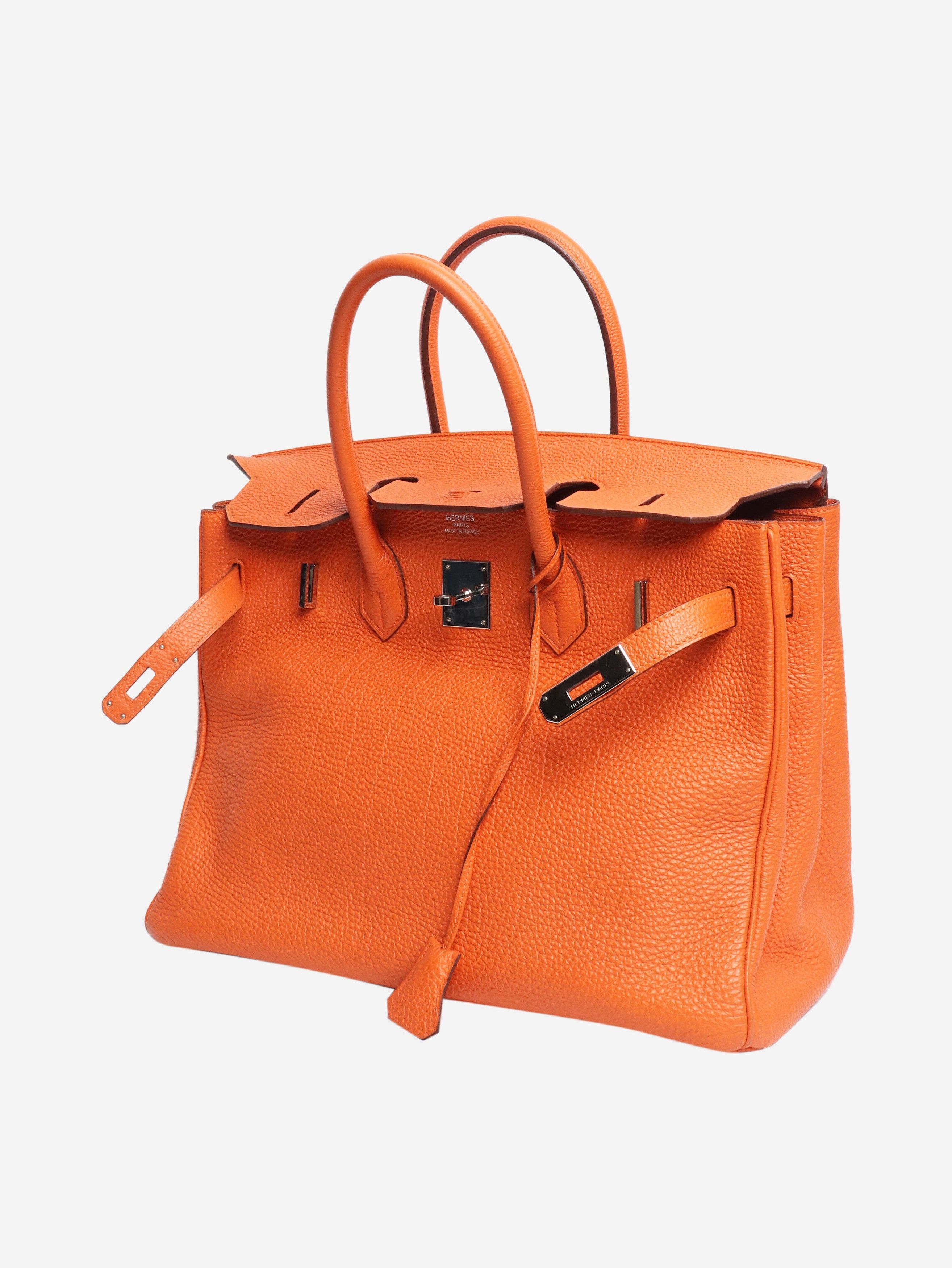 Other Orange 2010 Birkin 35 bag in Clemence leather Size ONE SIZE - 6 Thumbnail