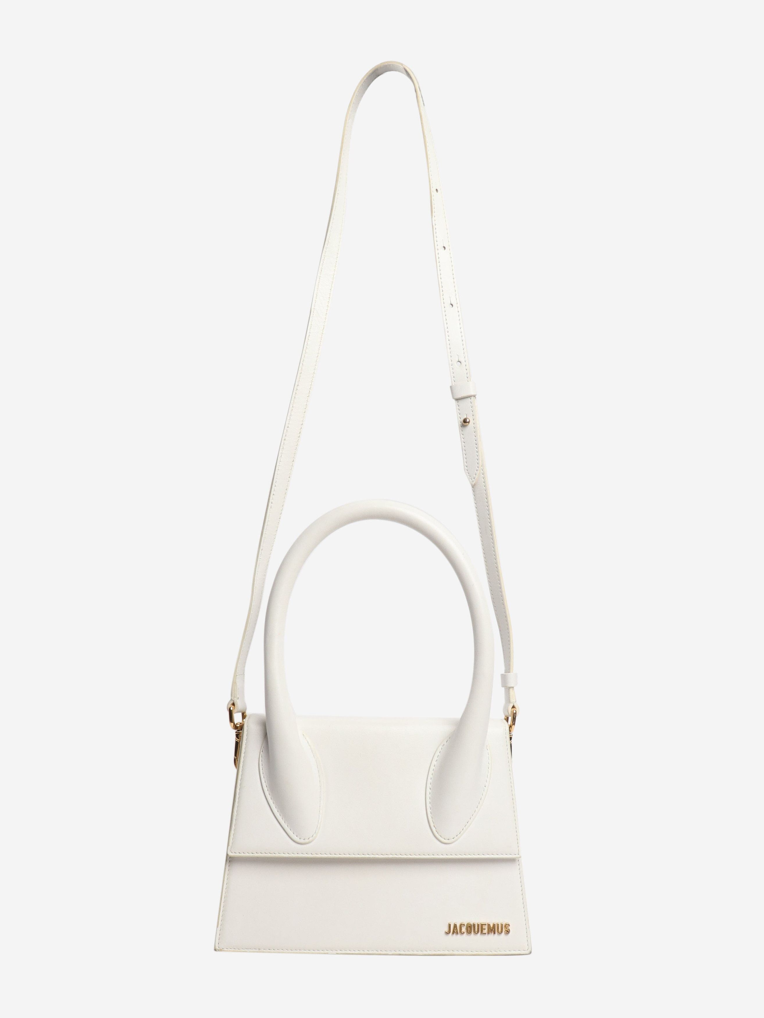 Jacquemus Cream medium Le Chiquito bag Size ONE SIZE - 2 Thumbnail