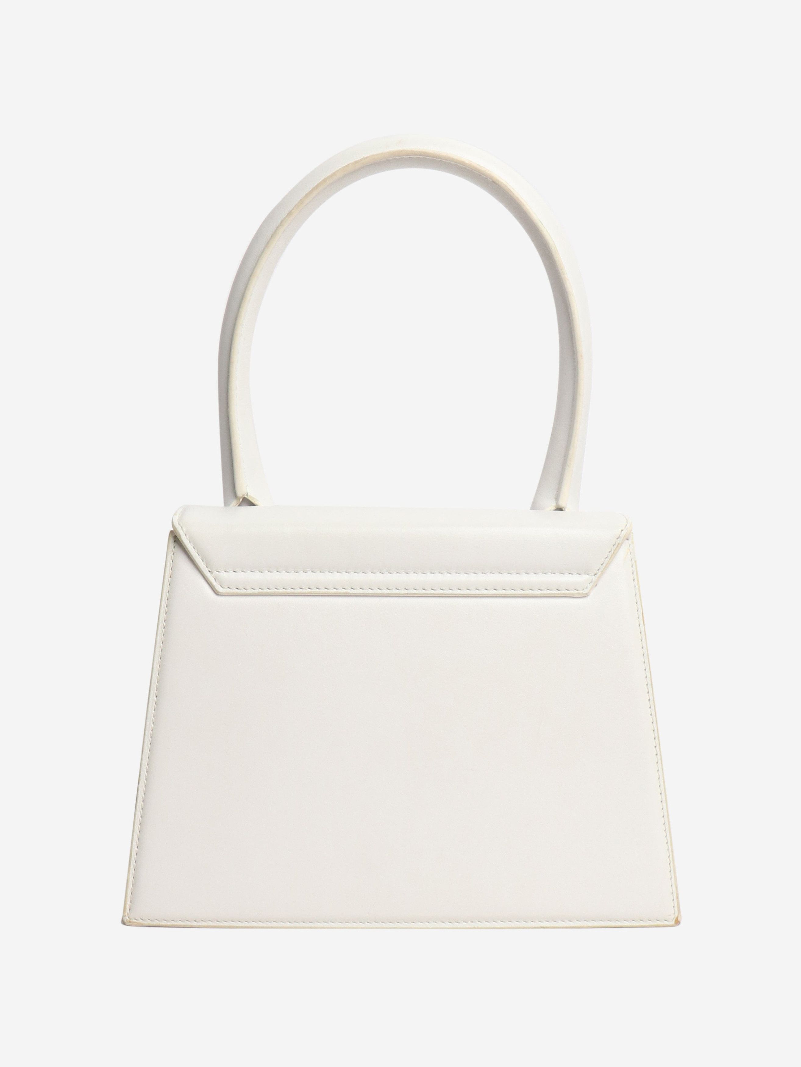 Jacquemus Cream medium Le Chiquito bag Size ONE SIZE - 3 Thumbnail