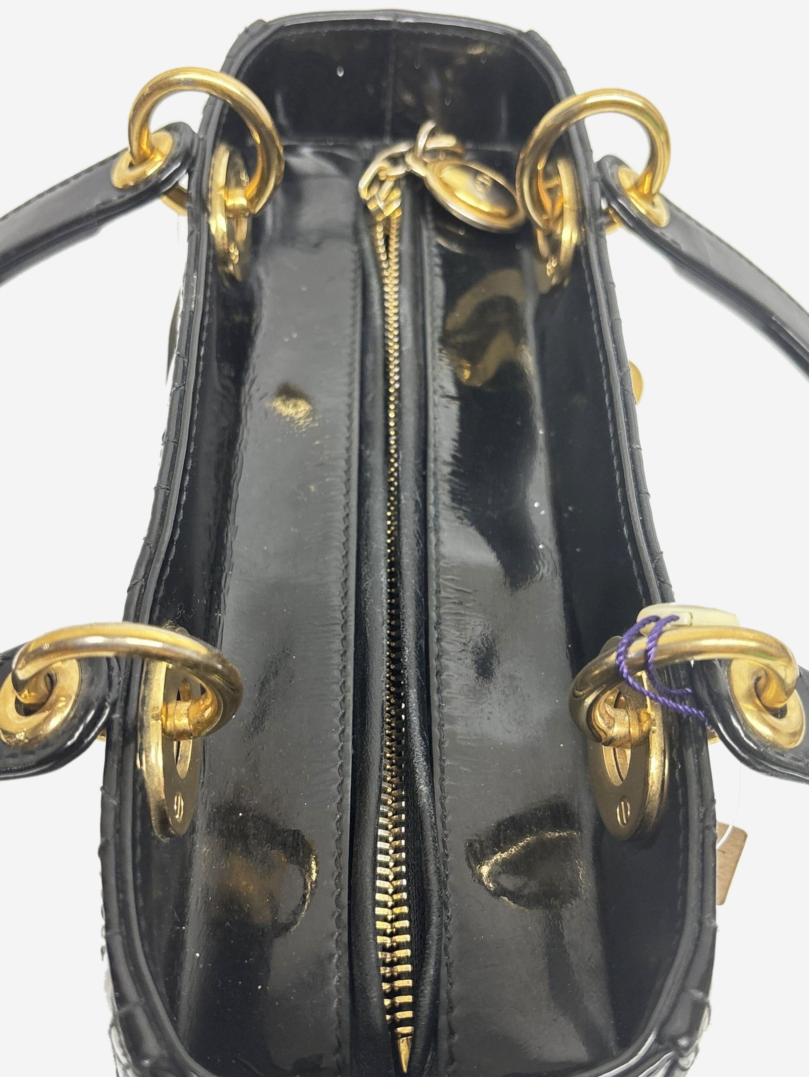Other Black 2013 patent leather Lady Dior bag Size ONE SIZE - 5 Thumbnail