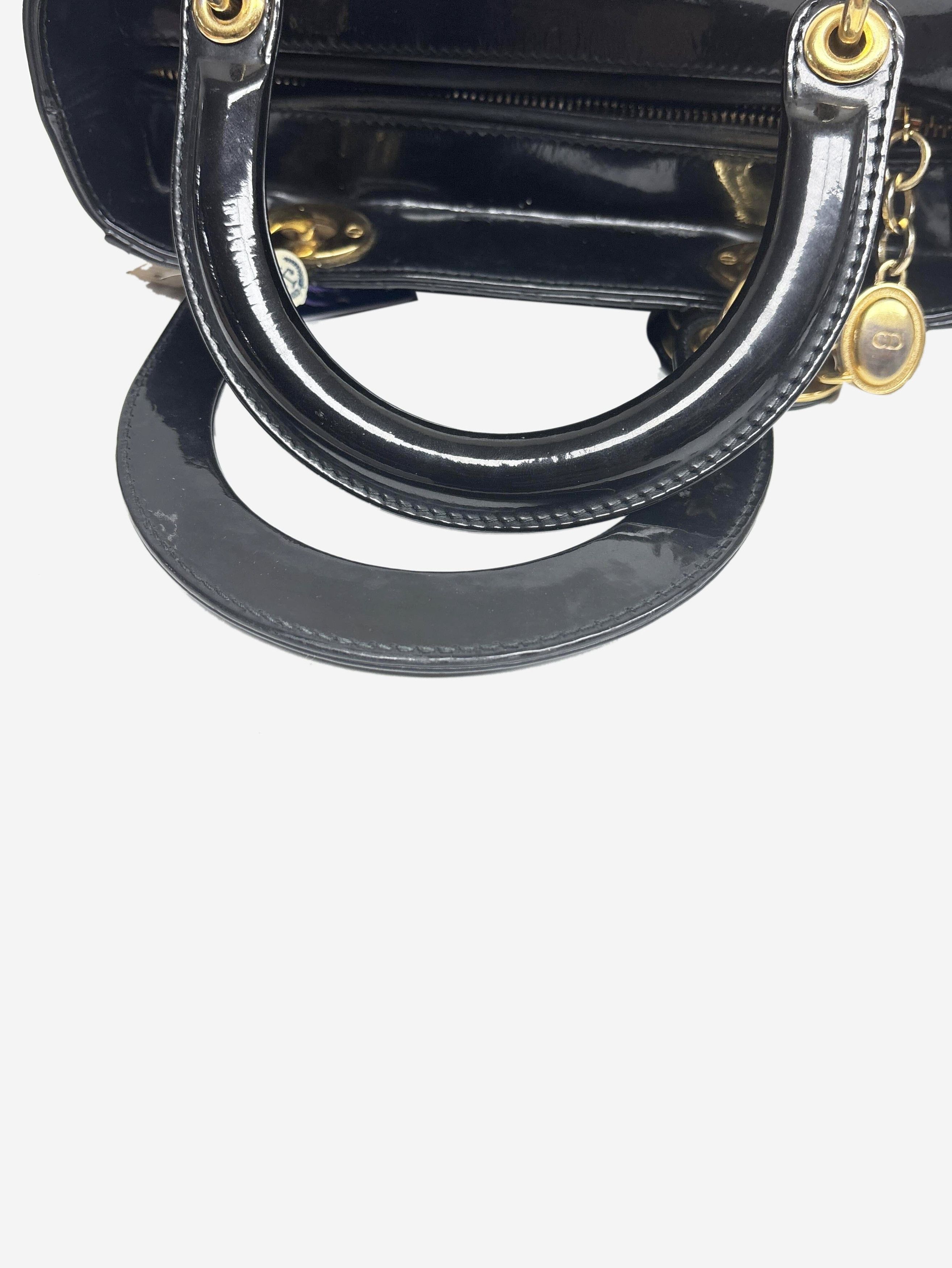 Other Black 2013 patent leather Lady Dior bag Size ONE SIZE - 7 Thumbnail