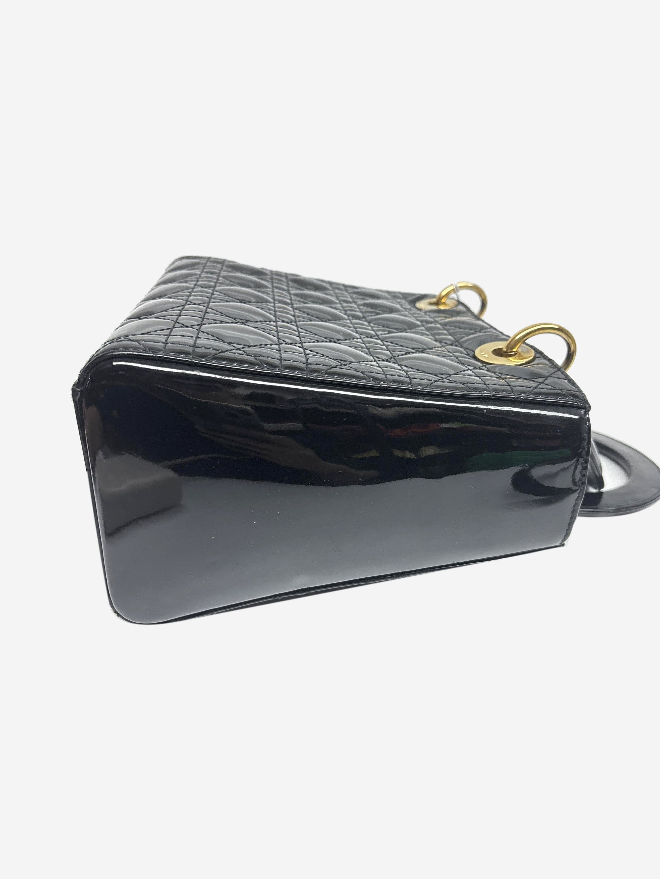 Other Black 2013 patent leather Lady Dior bag Size ONE SIZE - 3 Thumbnail