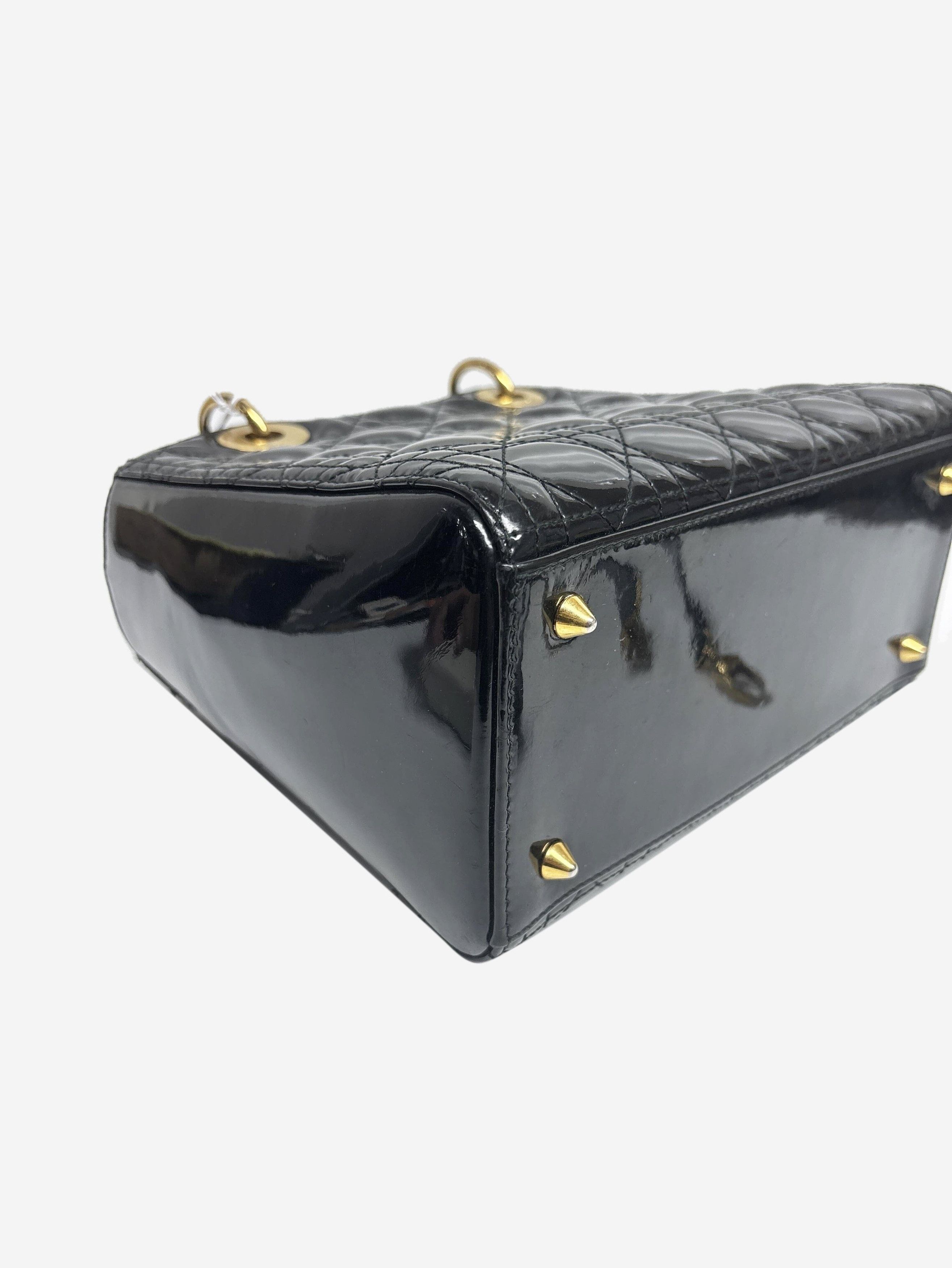 Other Black 2013 patent leather Lady Dior bag Size ONE SIZE - 4 Thumbnail