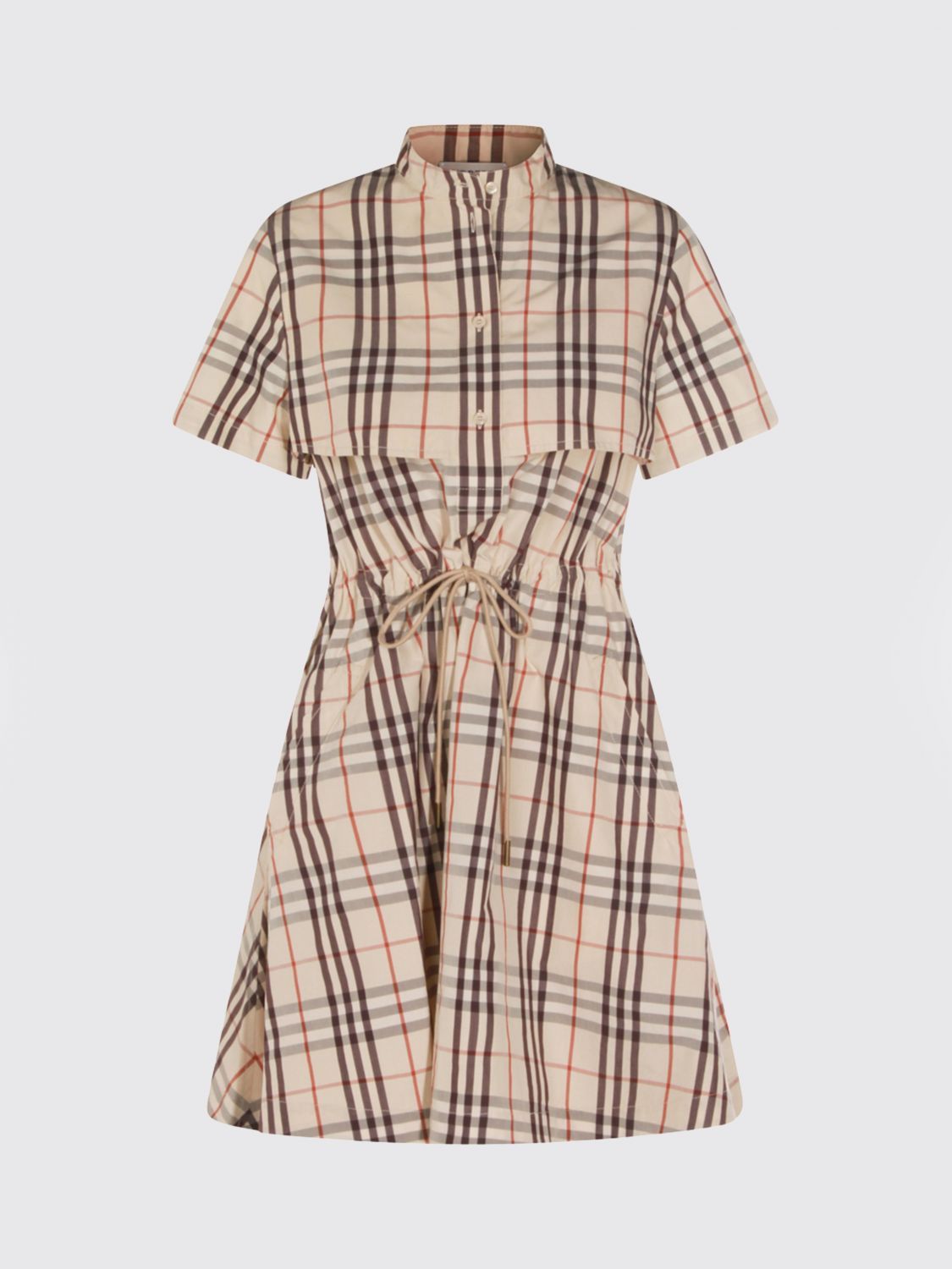 Burberry Burberry Dress Woman Beige Size S / US 4 / IT 40 - 2 Thumbnail
