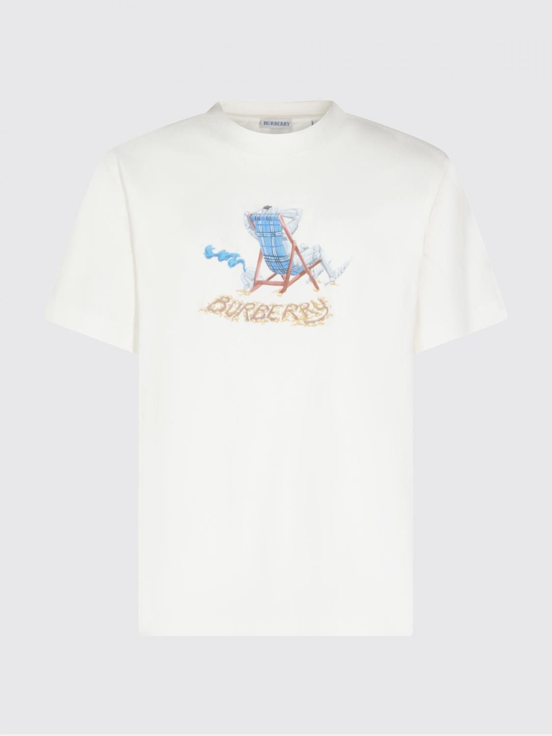 Burberry Burberry T-Shirt Men White Size US S / EU 44-46 / 1 - 2 Thumbnail