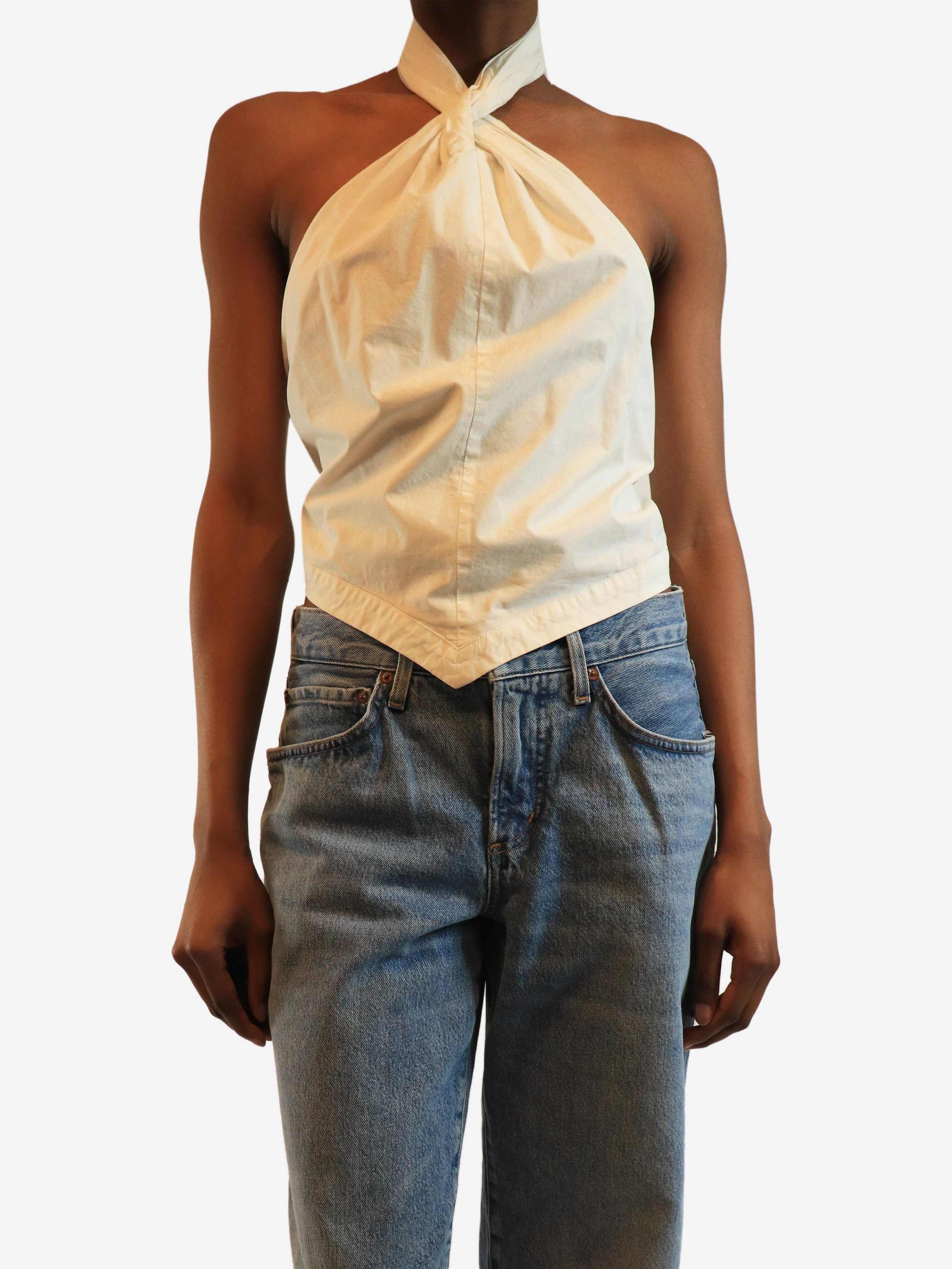 Anine Bing White halter-neck top - XS Size XS / US 0-2 / IT 36-38 - 3 Thumbnail