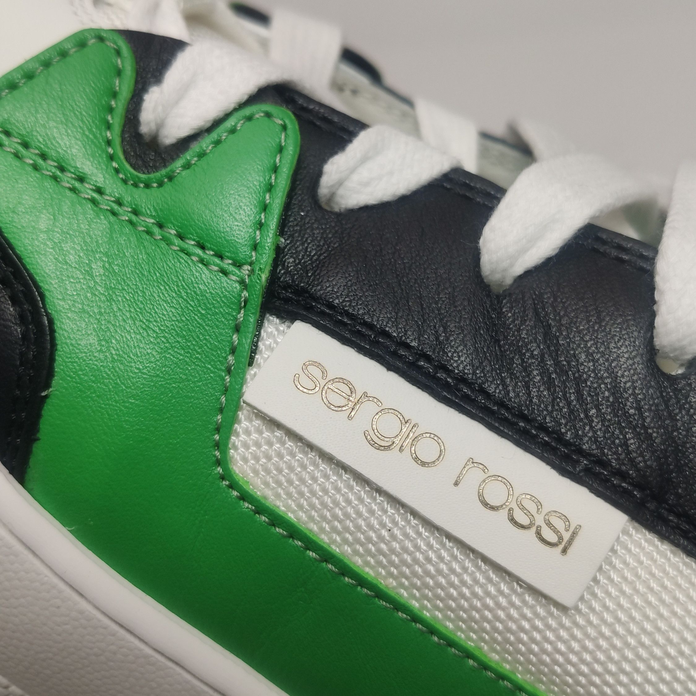 Sergio Rossi Sergio Rossi Tri-Color Leather Sneakers 39 Size US 6 / EU 39 - 11 Thumbnail