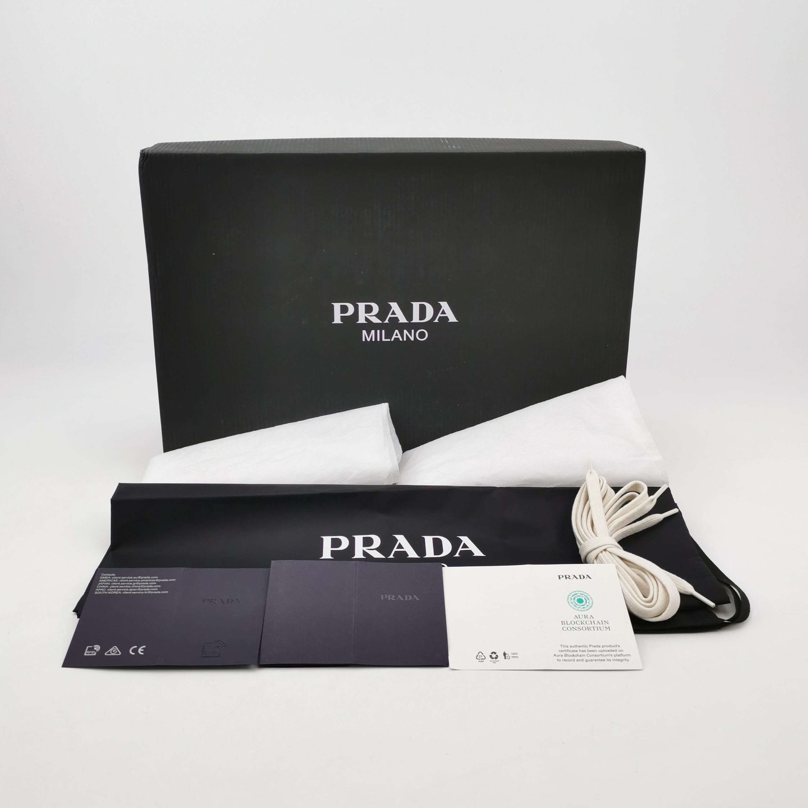 Prada Prada Deerskin Triangle Logo Sneakers 42 Size US 9 / EU 42 - 6 Thumbnail