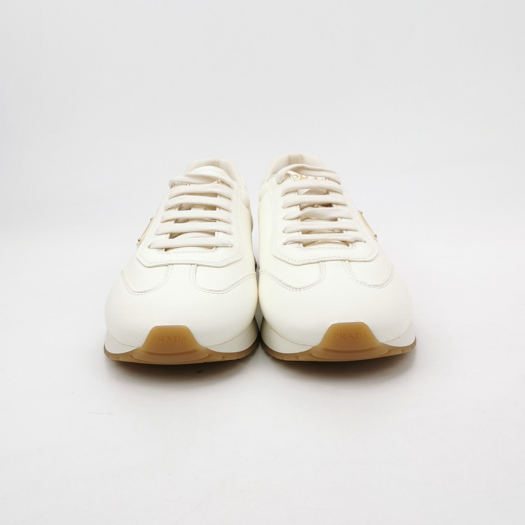 Prada Prada Deerskin Triangle Logo Sneakers 42 Size US 9 / EU 42 - 3 Thumbnail
