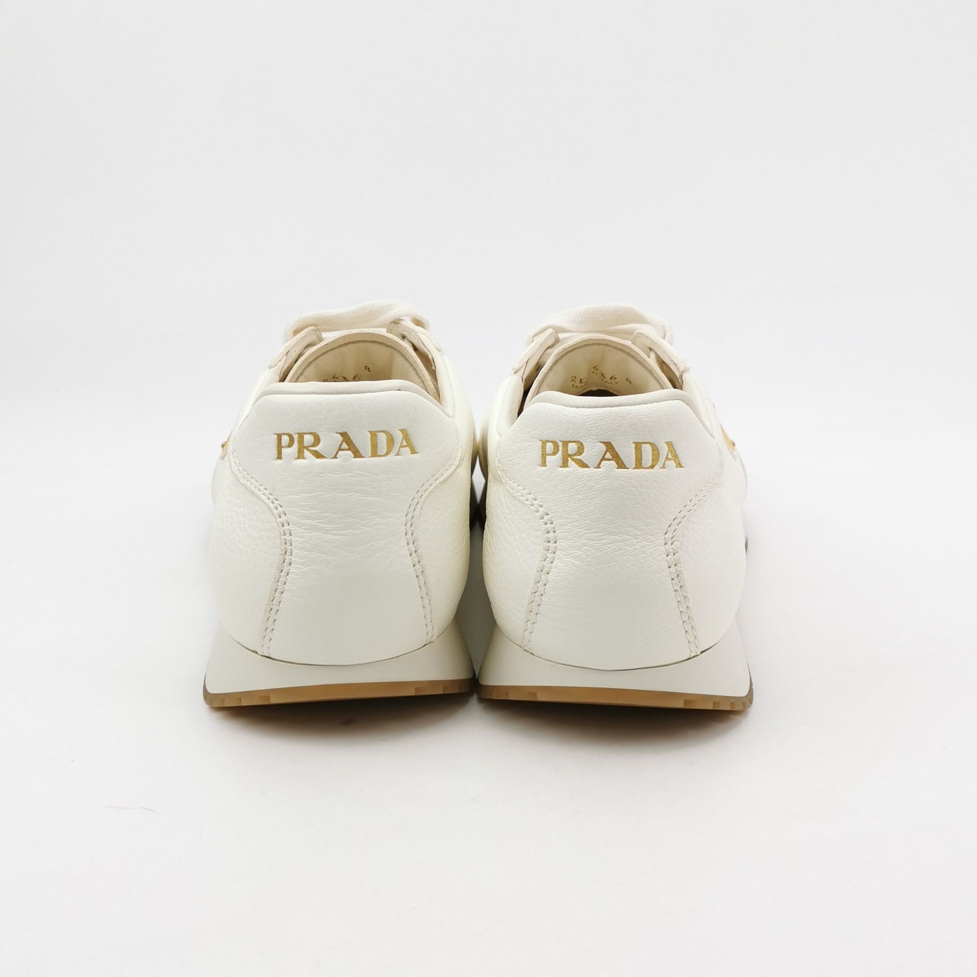 Prada Prada Deerskin Triangle Logo Sneakers 42 Size US 9 / EU 42 - 4 Thumbnail