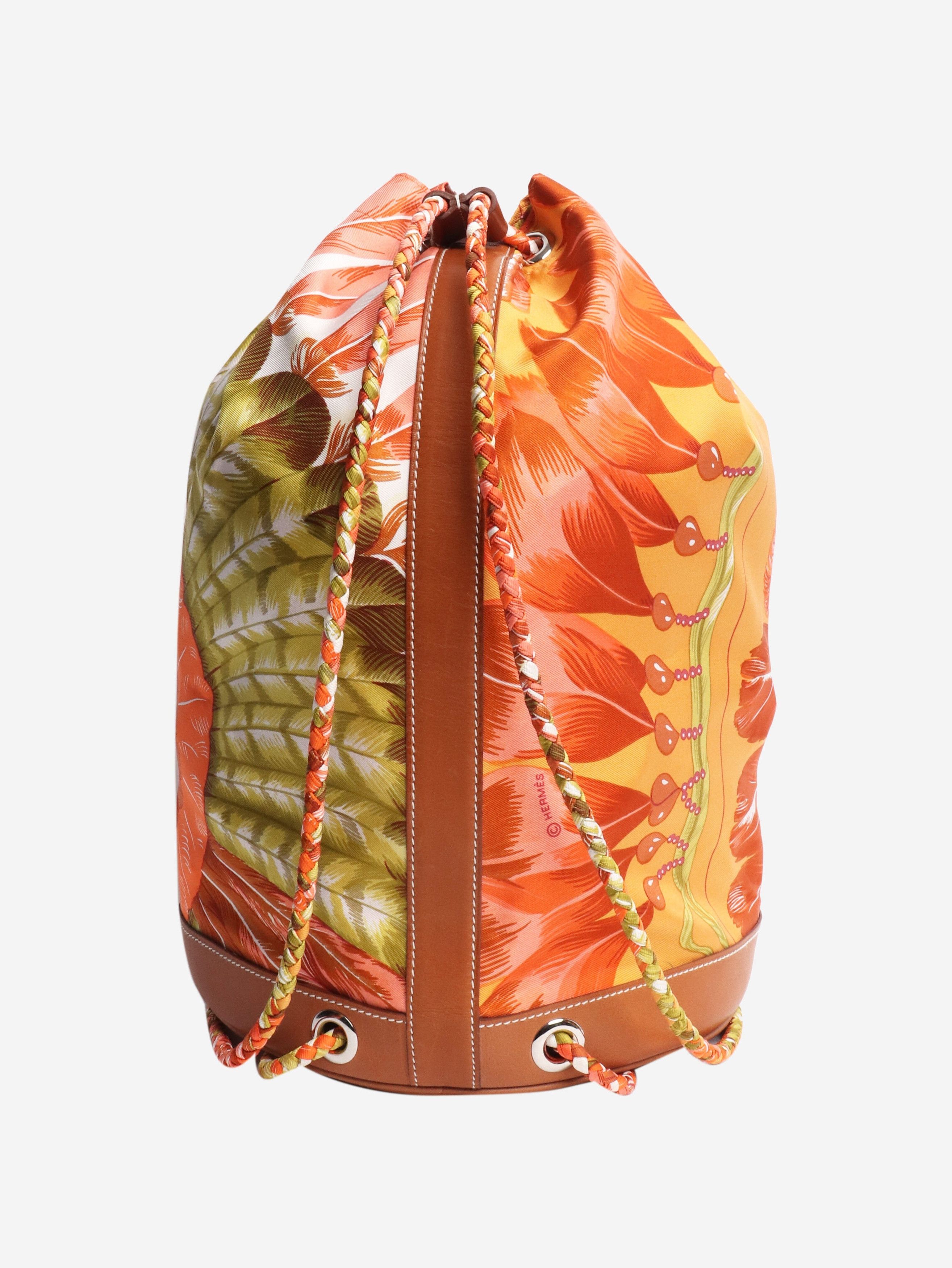 Other Orange Brazil satin cool backpack Size ONE SIZE - 3 Thumbnail