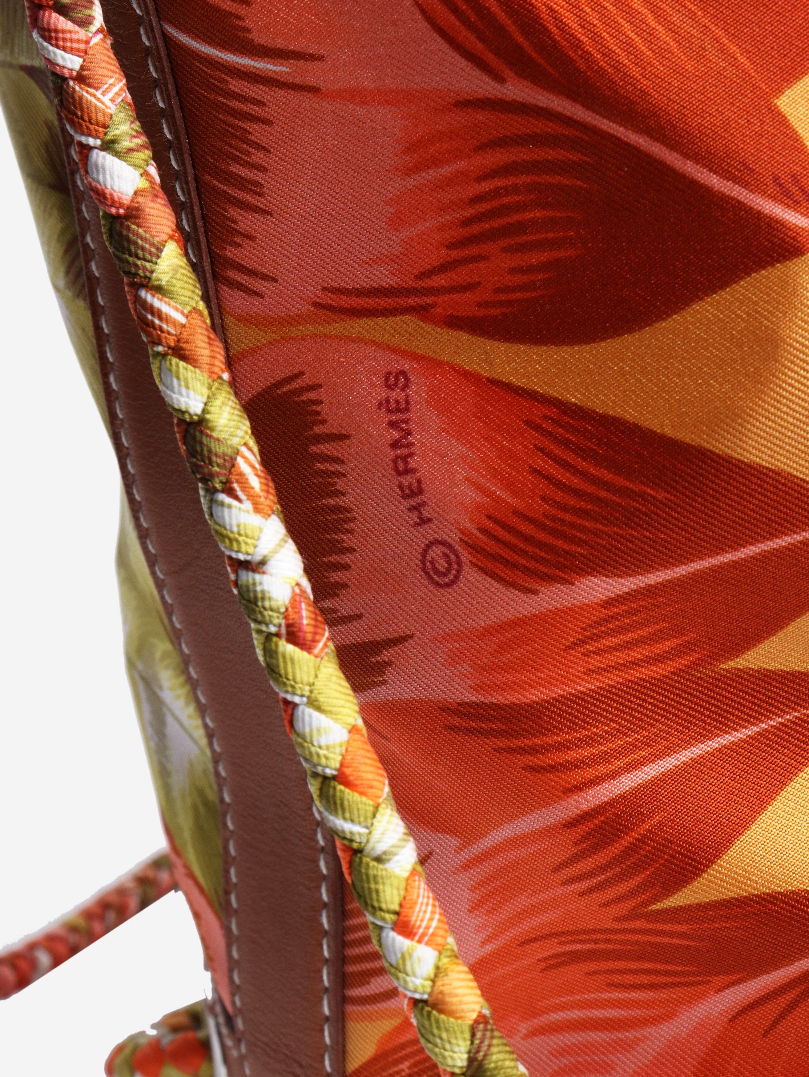 Other Orange Brazil satin cool backpack Size ONE SIZE - 4 Thumbnail