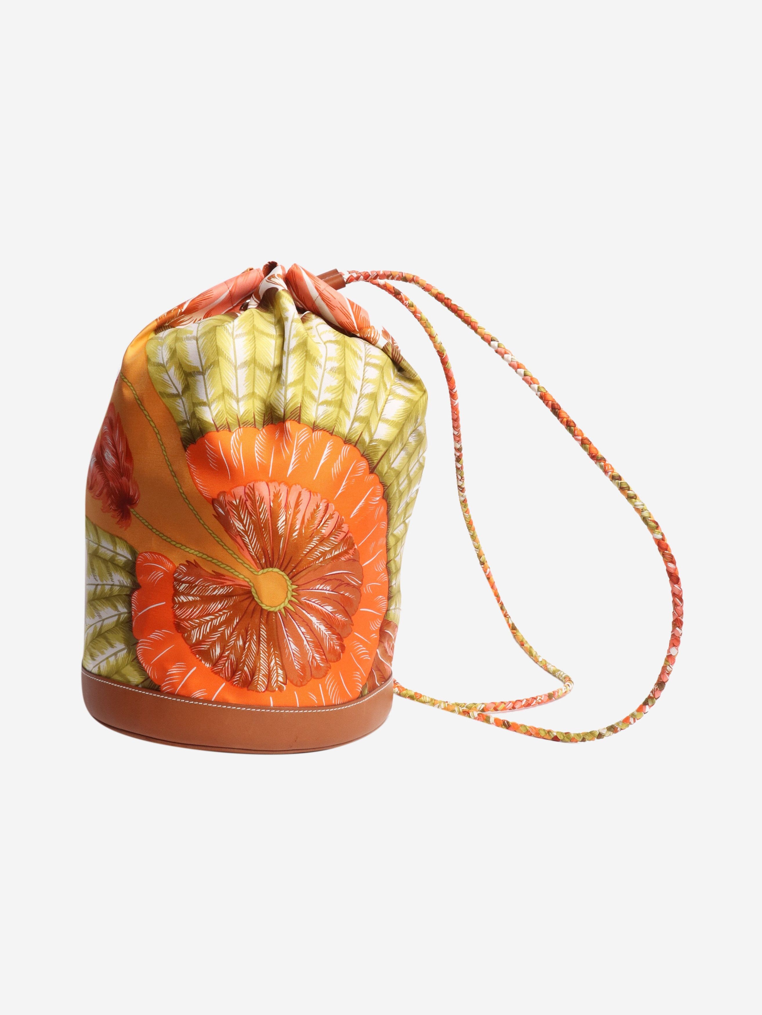 Other Orange Brazil satin cool backpack Size ONE SIZE - 2 Thumbnail