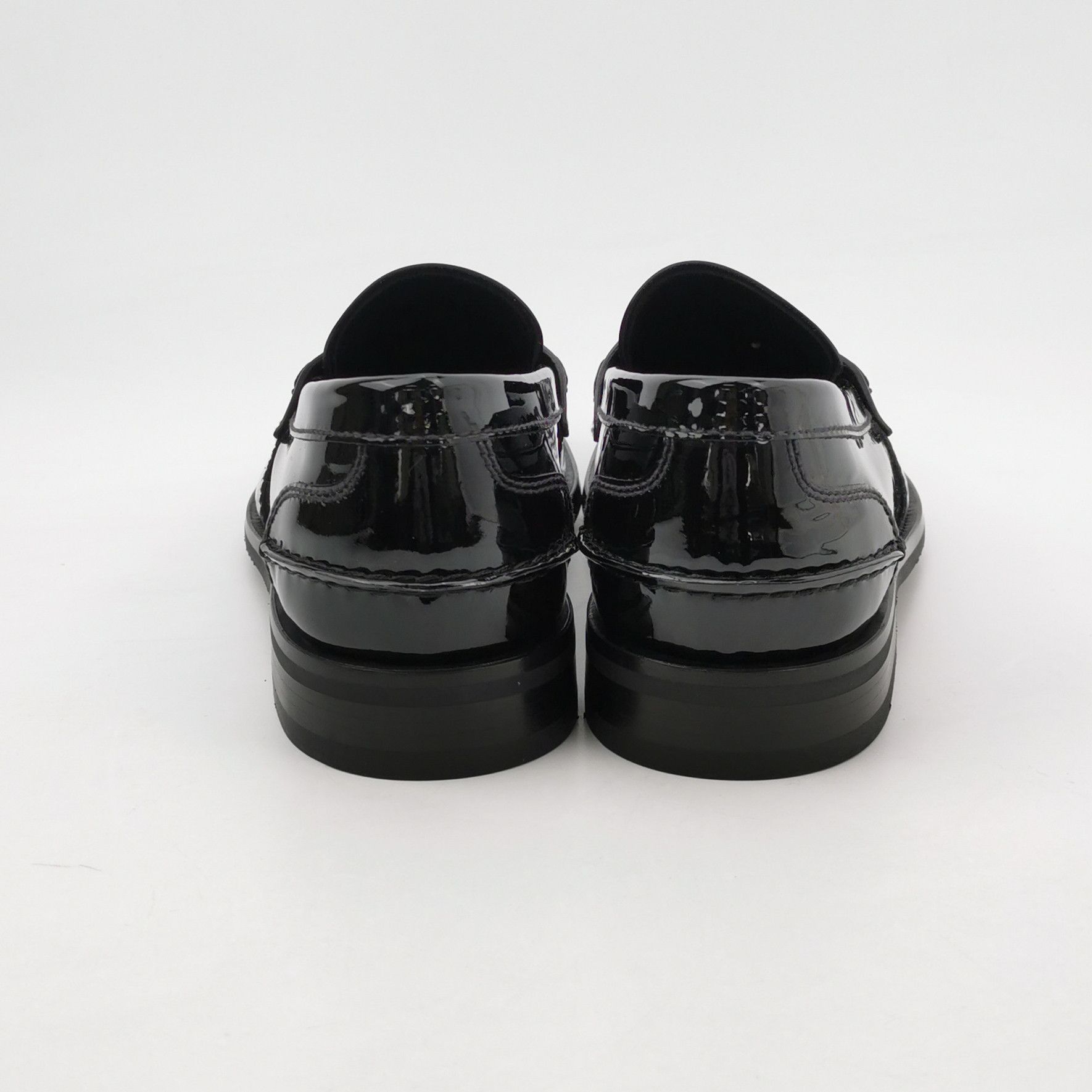 Prada Prada Triangle Logo Patent Leather Loafers 42 Size US 9 / EU 42 - 4 Thumbnail