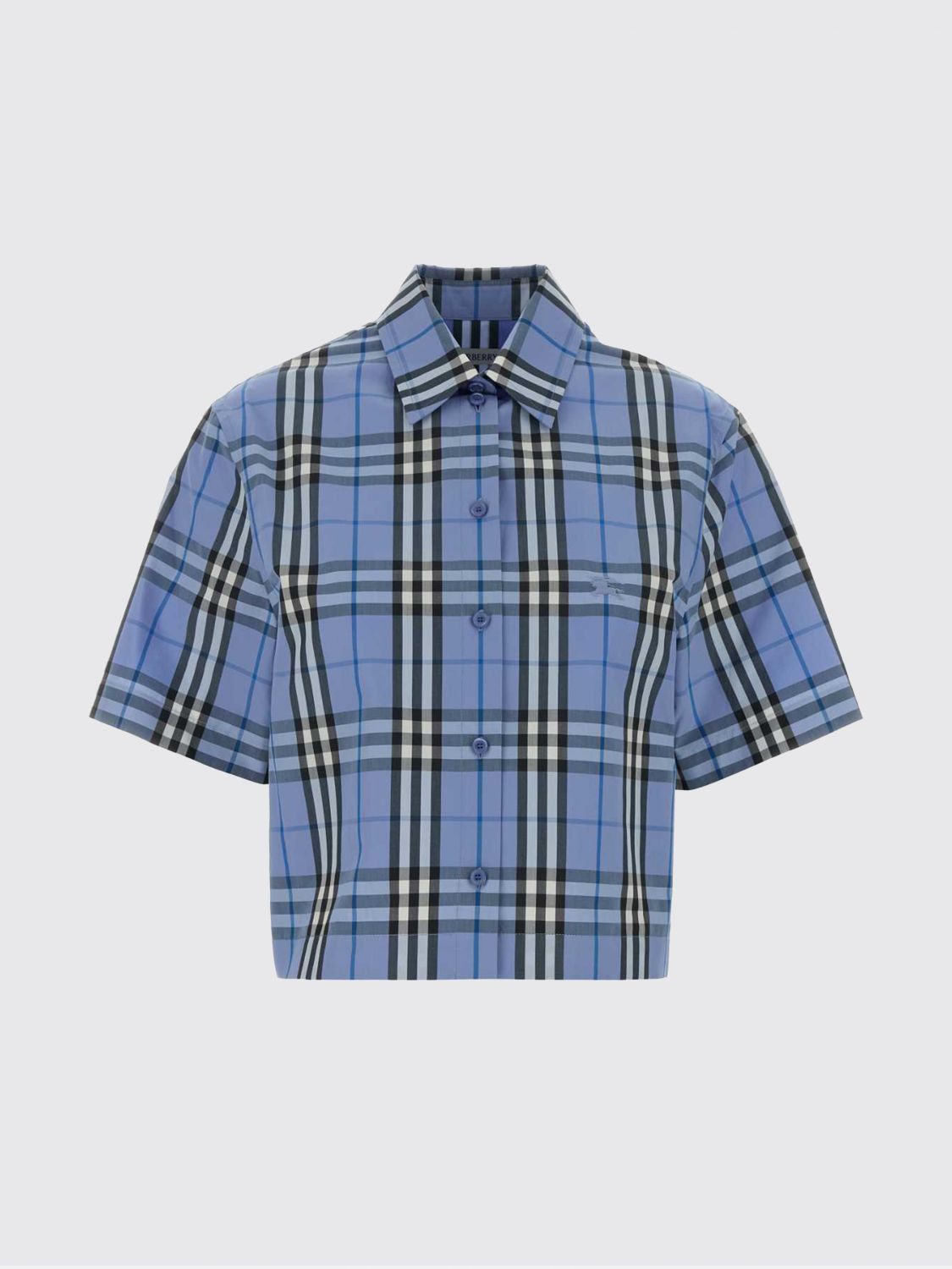 Burberry Burberry Shirt Woman Blue Size XS / US 0-2 / IT 36-38 - 2 Thumbnail