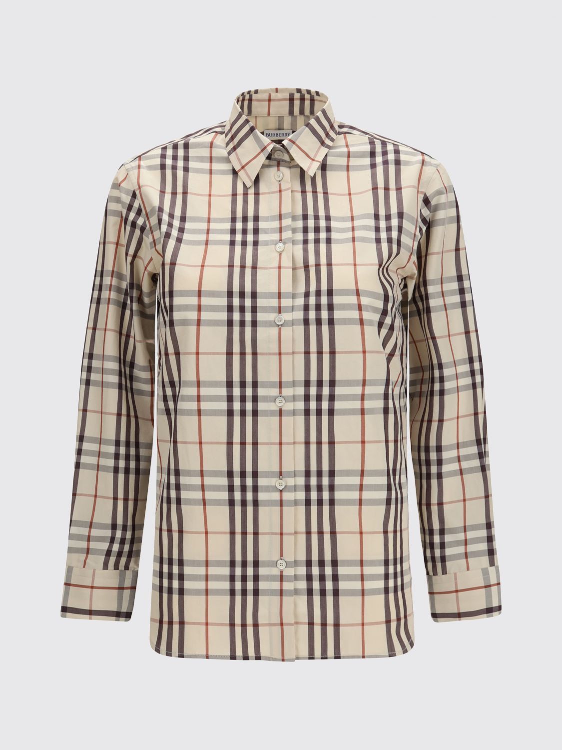 Burberry Burberry Shirt Woman Beige Size XS / US 0-2 / IT 36-38 - 2 Thumbnail