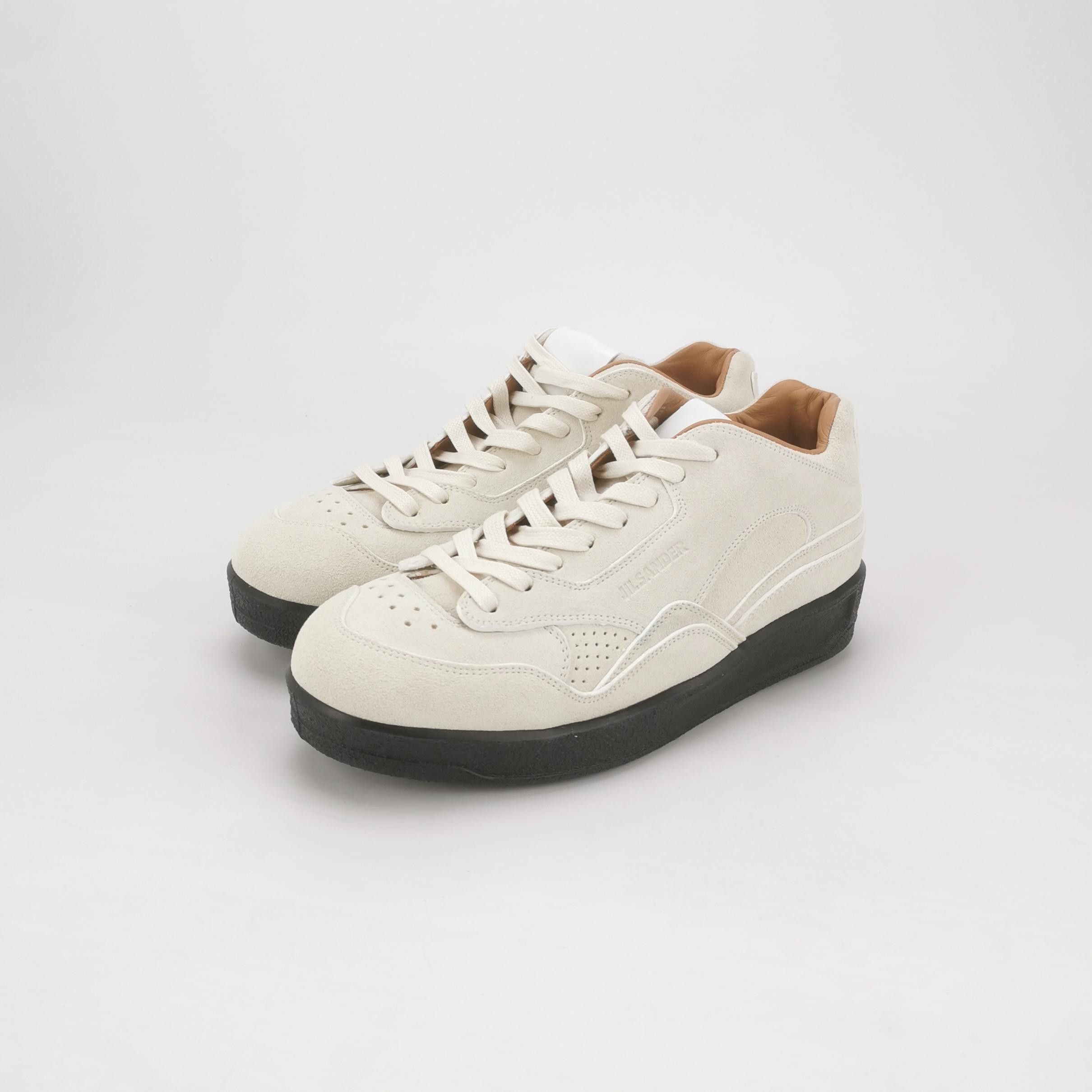 Jil Sander Jil Sander Suede Panel Low-Top Sneakers EU 42 Size US 9 / EU 42 - 2 Thumbnail