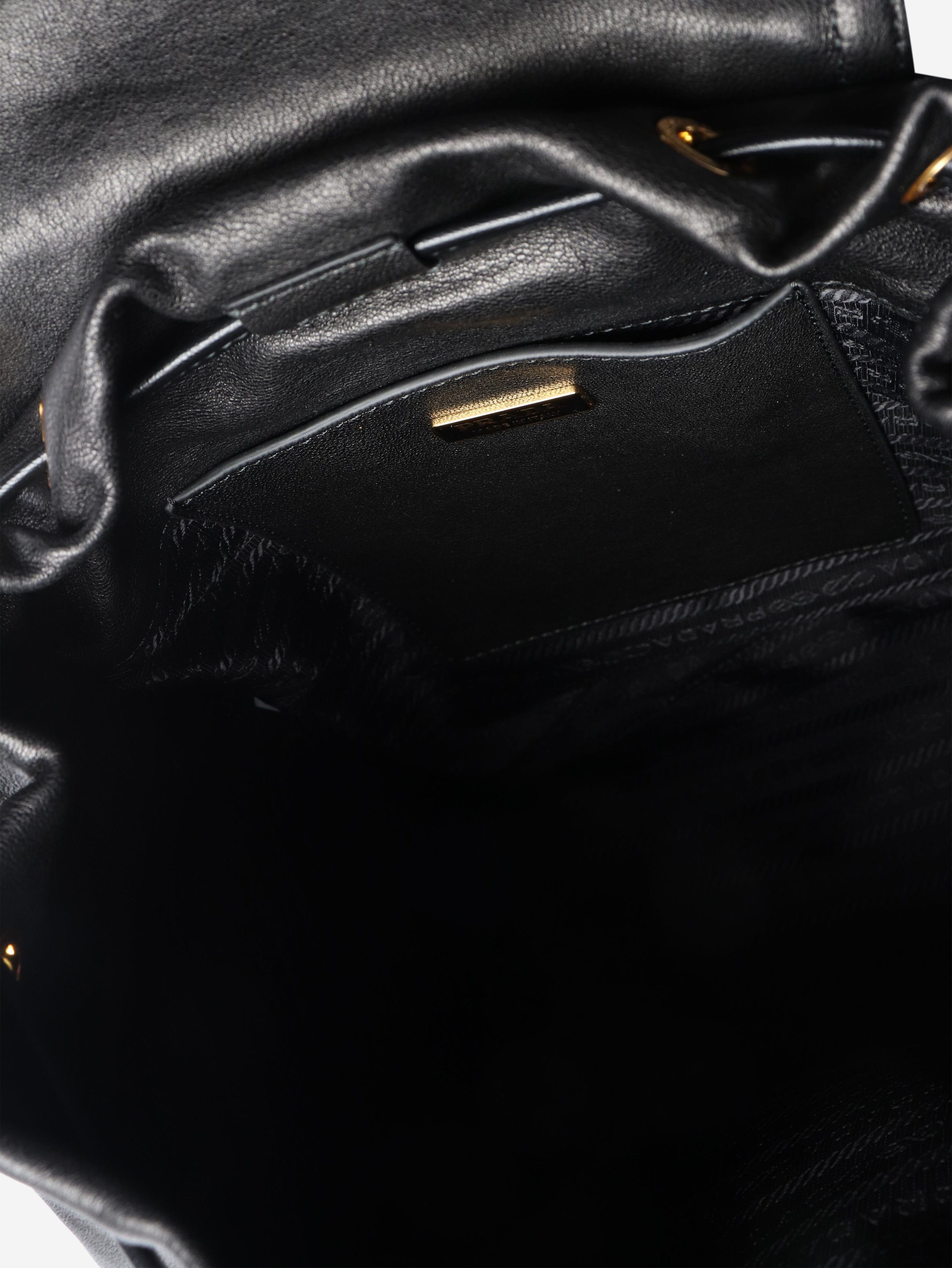 Prada Black Explore nappa leather backpack Size ONE SIZE - 8 Thumbnail