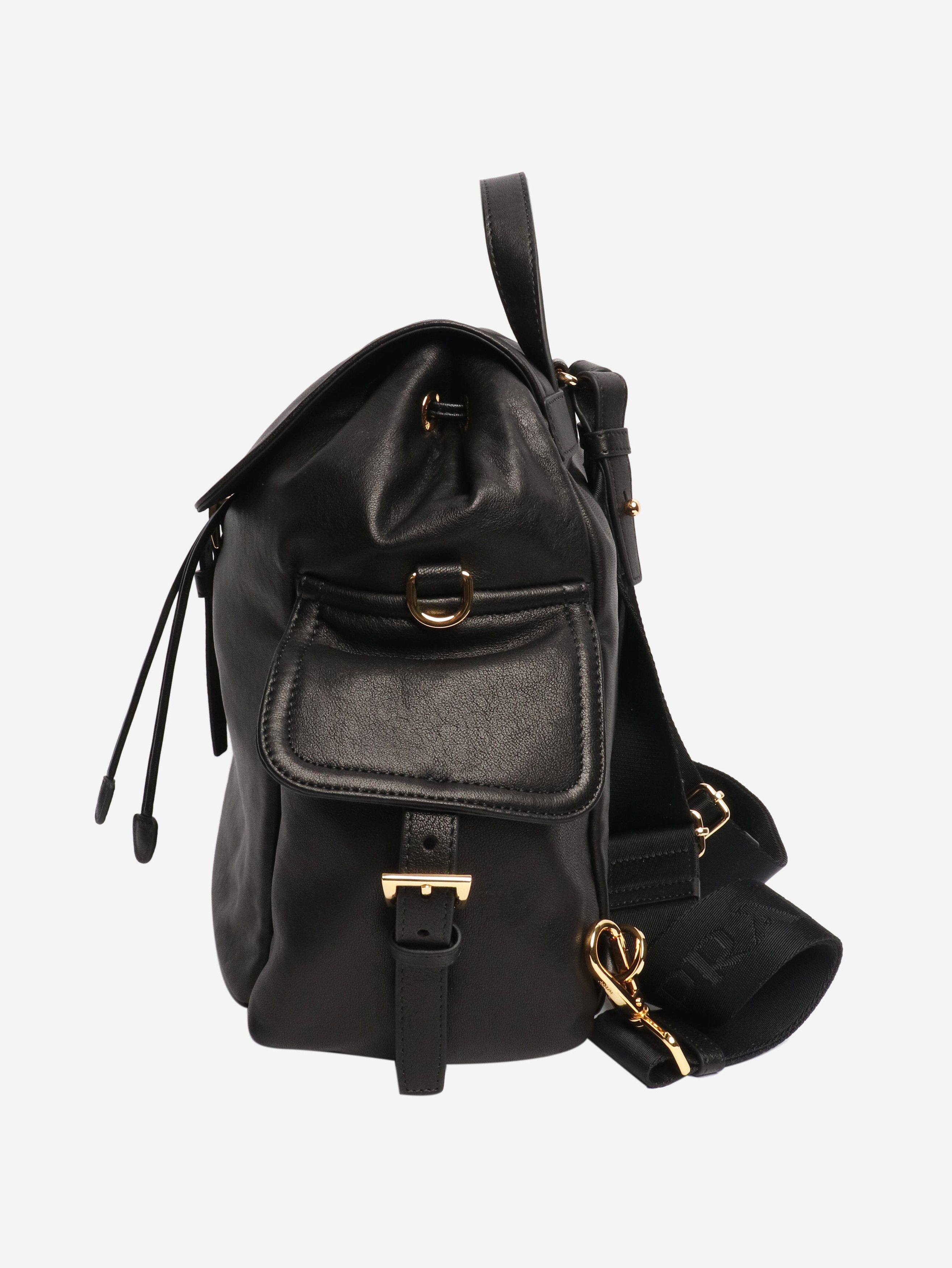 Prada Black Explore nappa leather backpack Size ONE SIZE - 2 Thumbnail