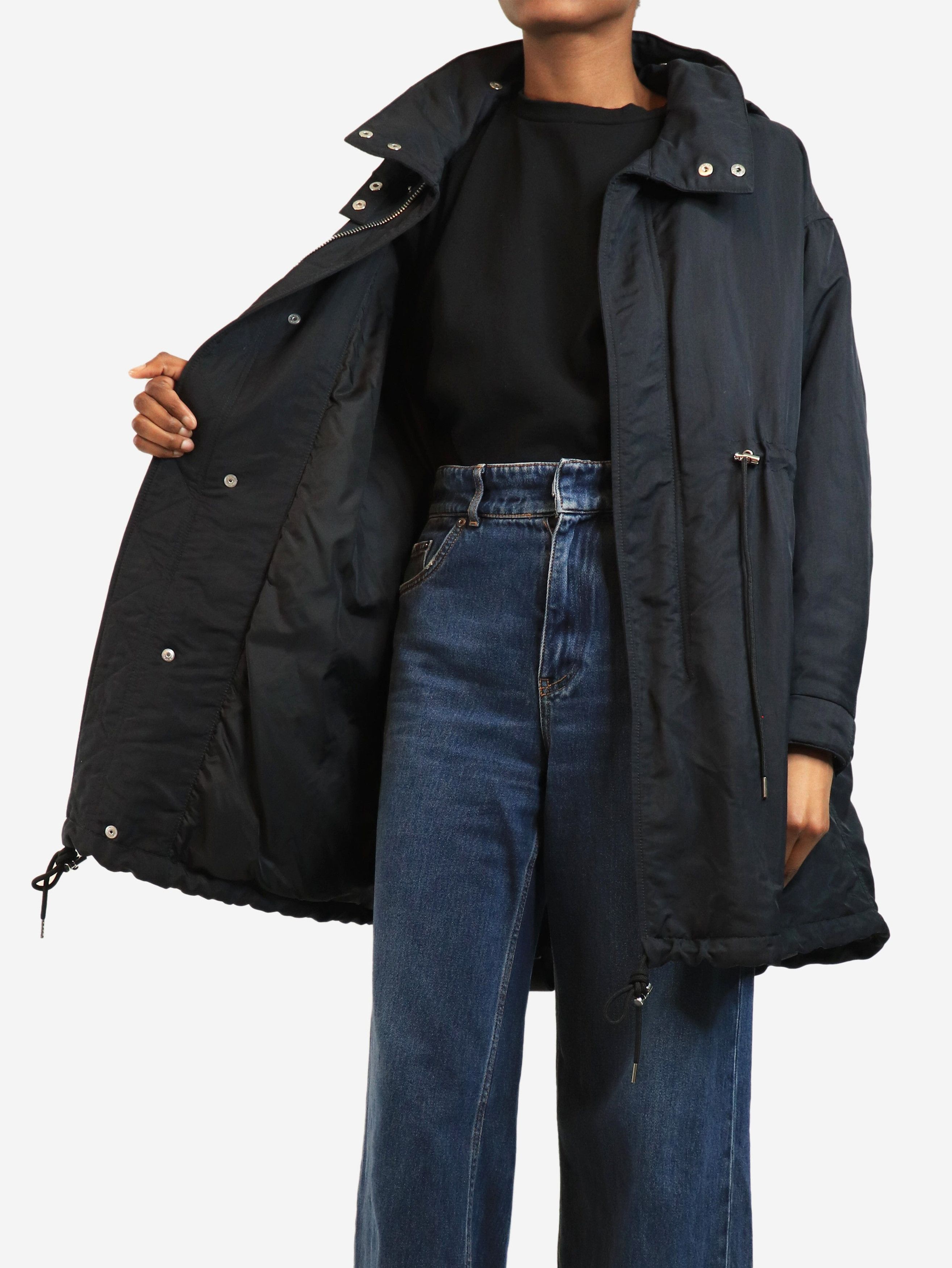 MCQ Navy hooded nylon parka - UK 6 Size XS / US 0-2 / IT 36-38 - 4 Thumbnail