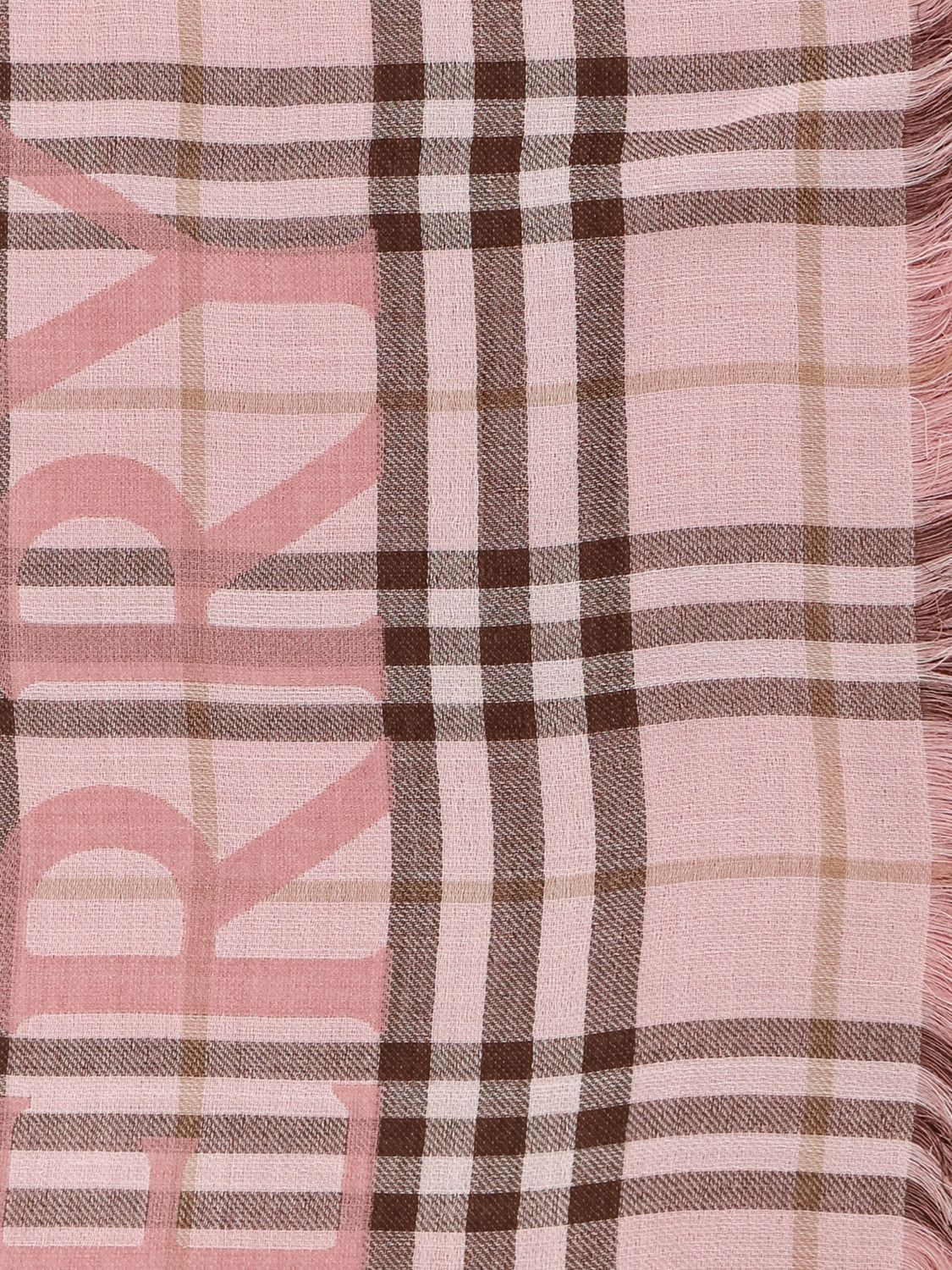 Burberry Burberry Scarf Men Pink Size ONE SIZE - 2 Thumbnail