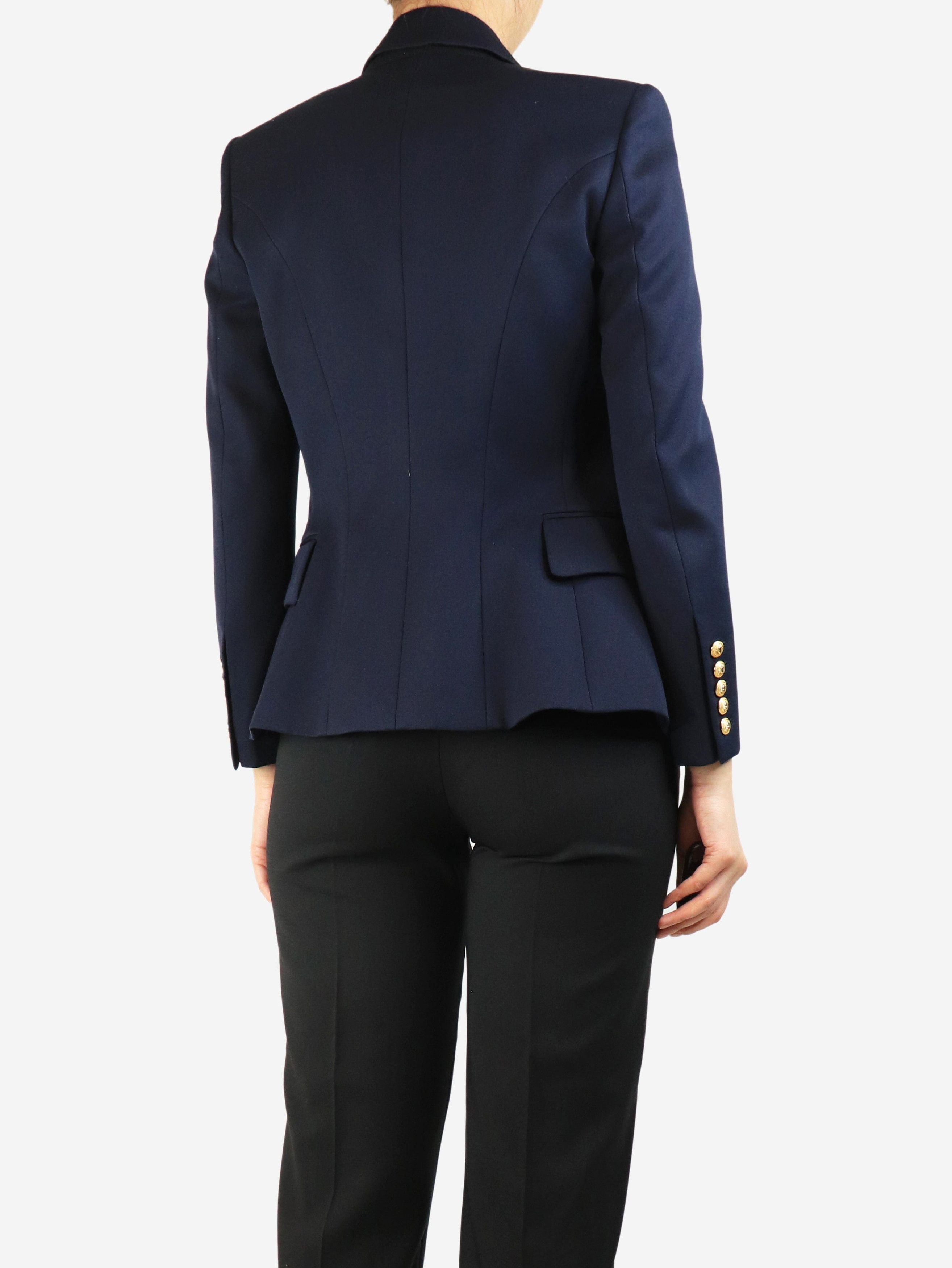 Balmain Navy wool blazer - UK 10 Size M / US 6-8 / IT 42-44 - 3 Thumbnail