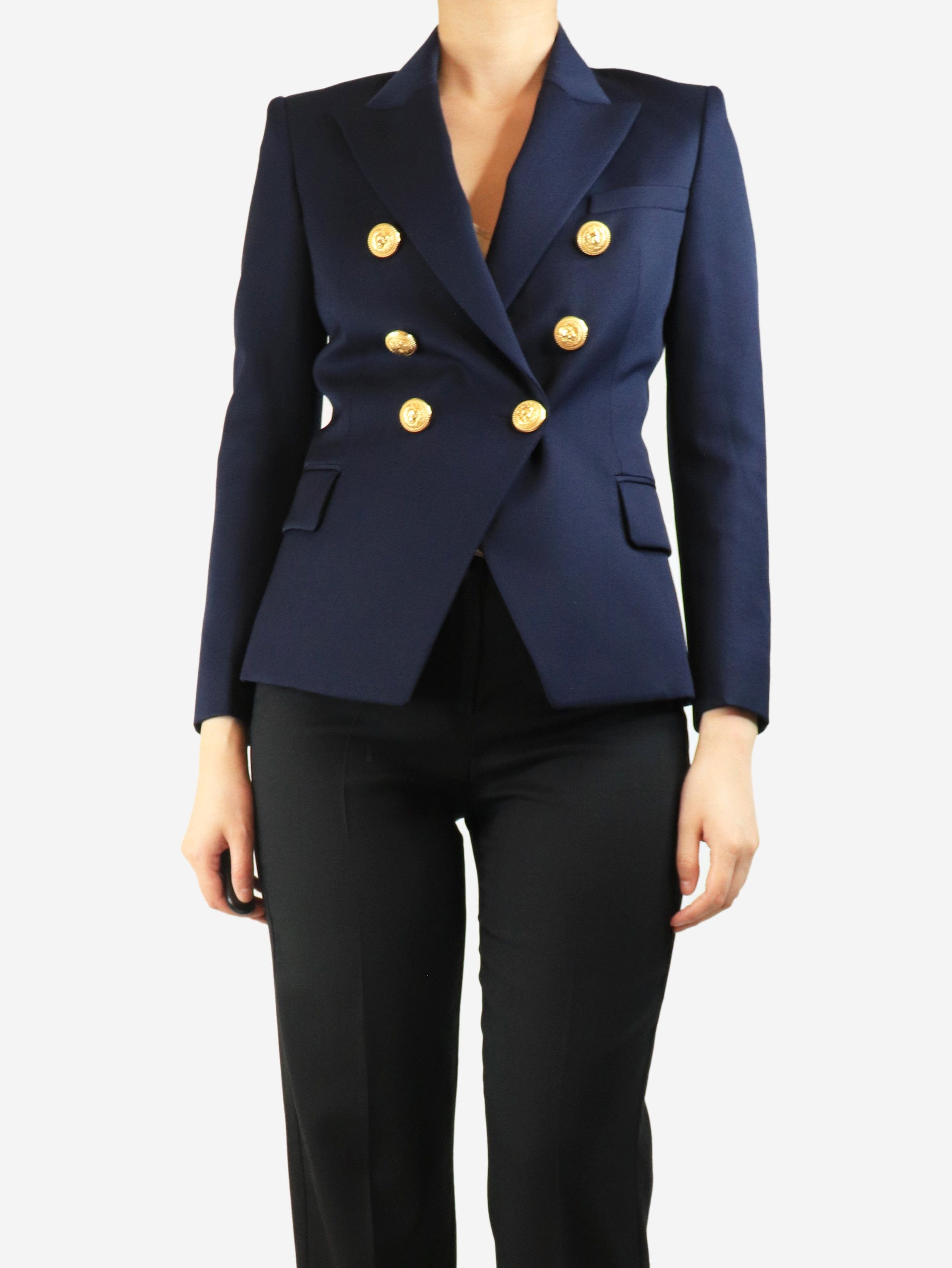 Balmain Navy wool blazer - UK 10 Size M / US 6-8 / IT 42-44 - 2 Thumbnail