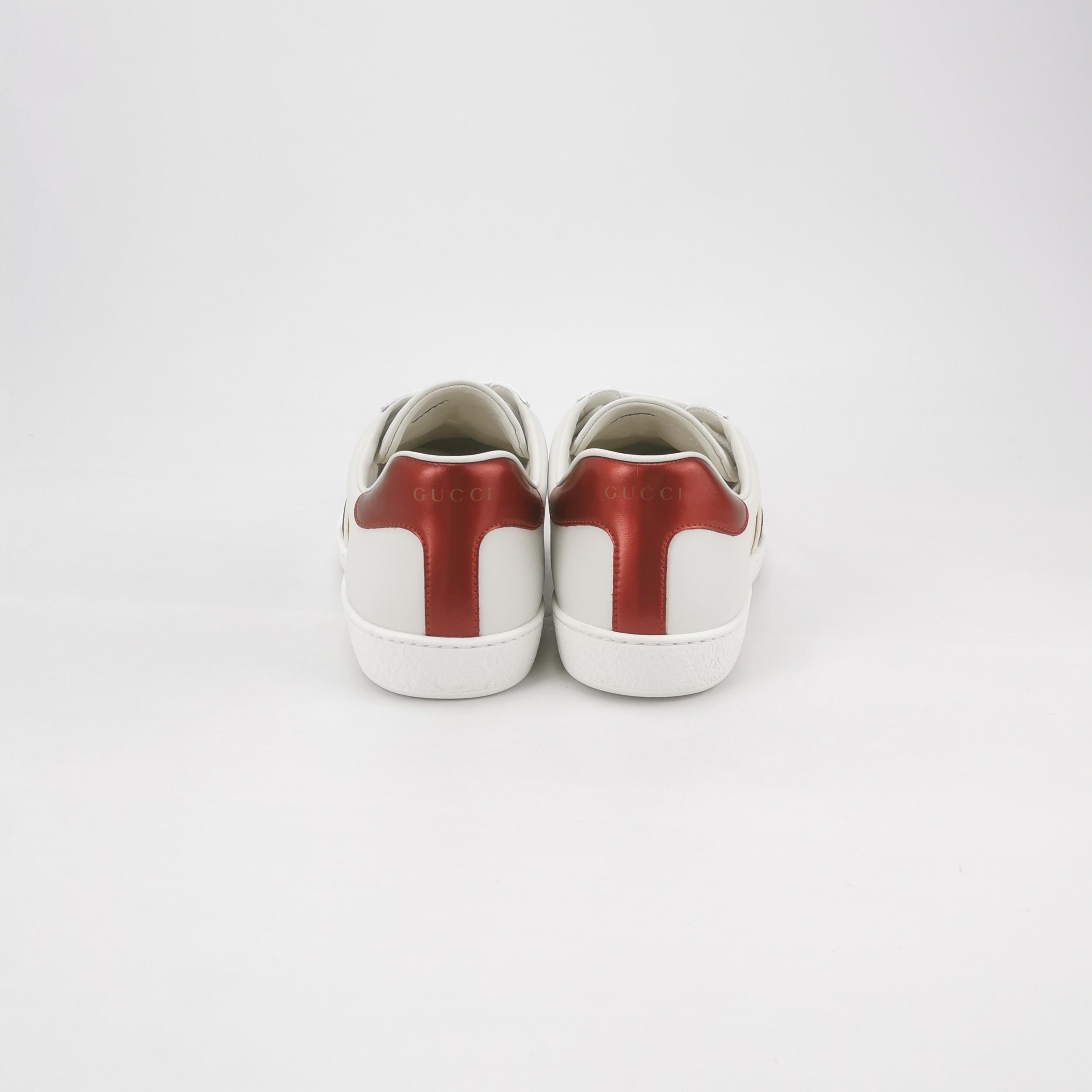 Gucci Gucci Logo Strap Ace Sneakers 44.5 Size US 11 / EU 44 - 4 Thumbnail