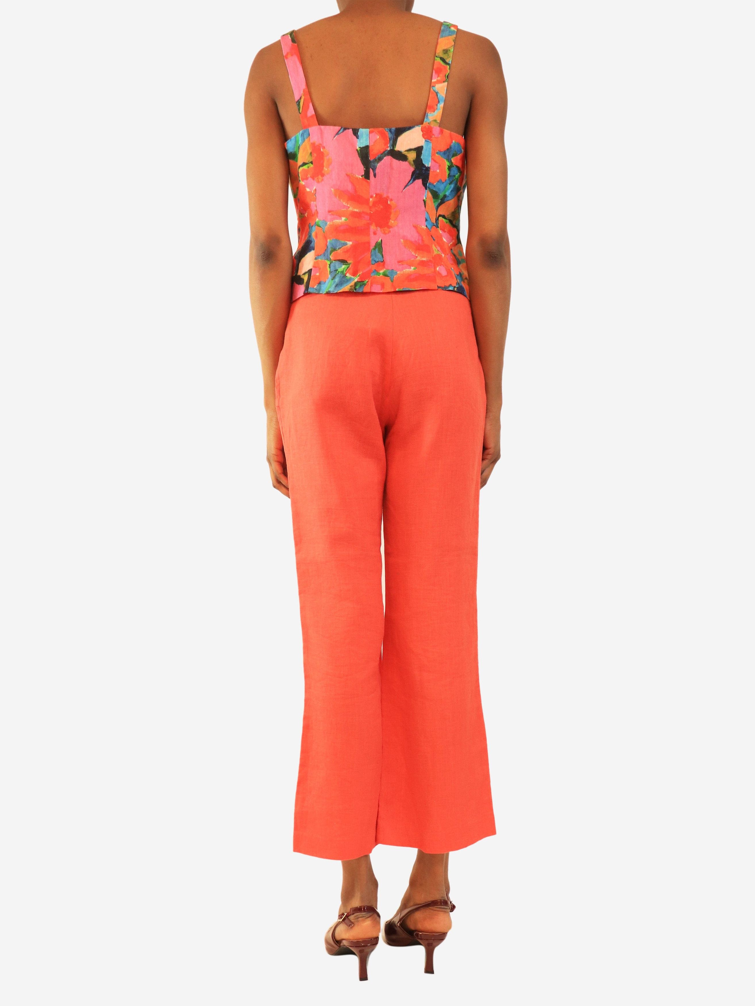 Mara Hoffman Red linen top and trousers set - UK 6 Size XS / US 0-2 / IT 36-38 - 2 Thumbnail