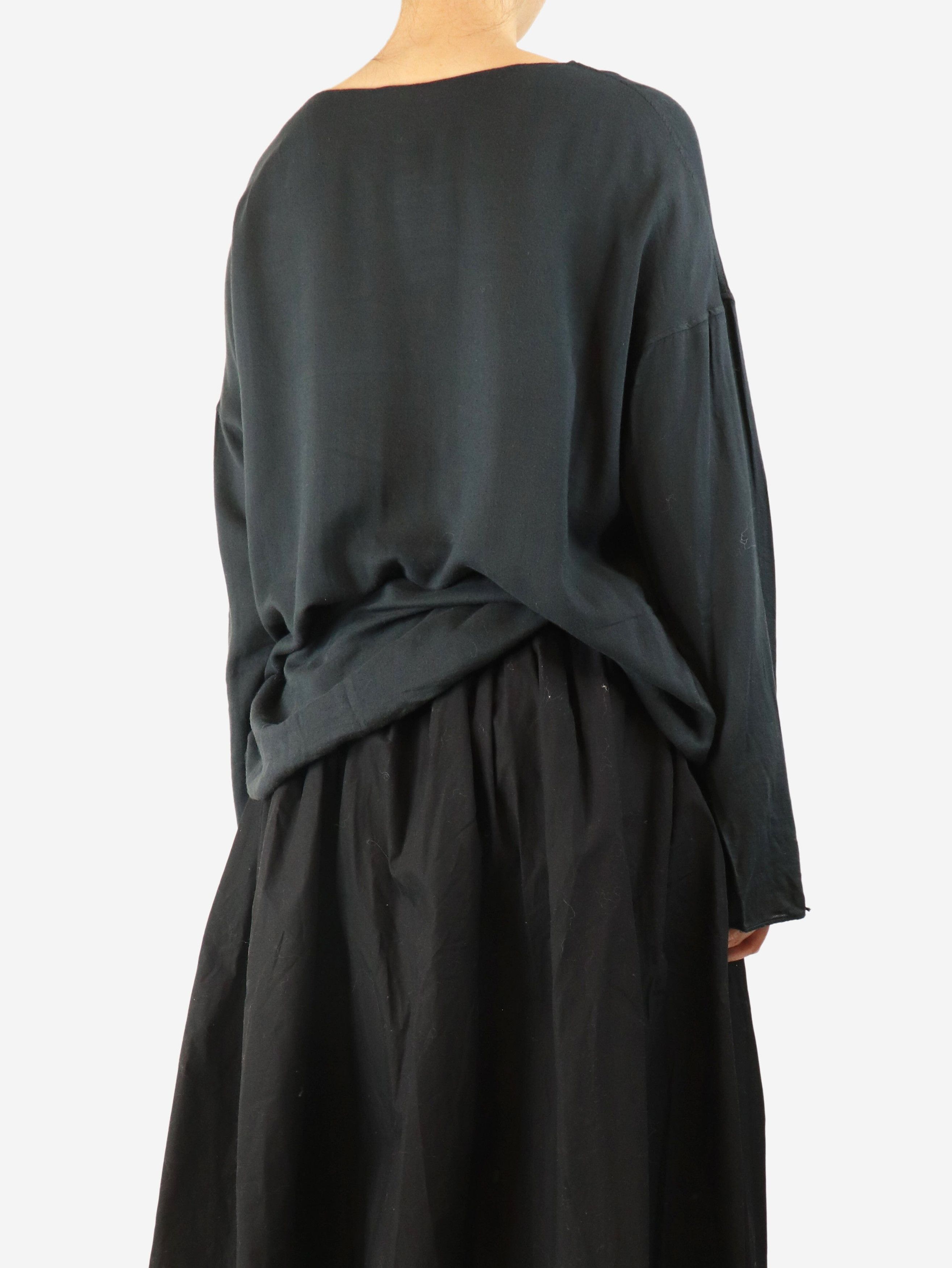 Album di Famiglia Black tunic - L Size L / US 10 / IT 46 - 3 Thumbnail