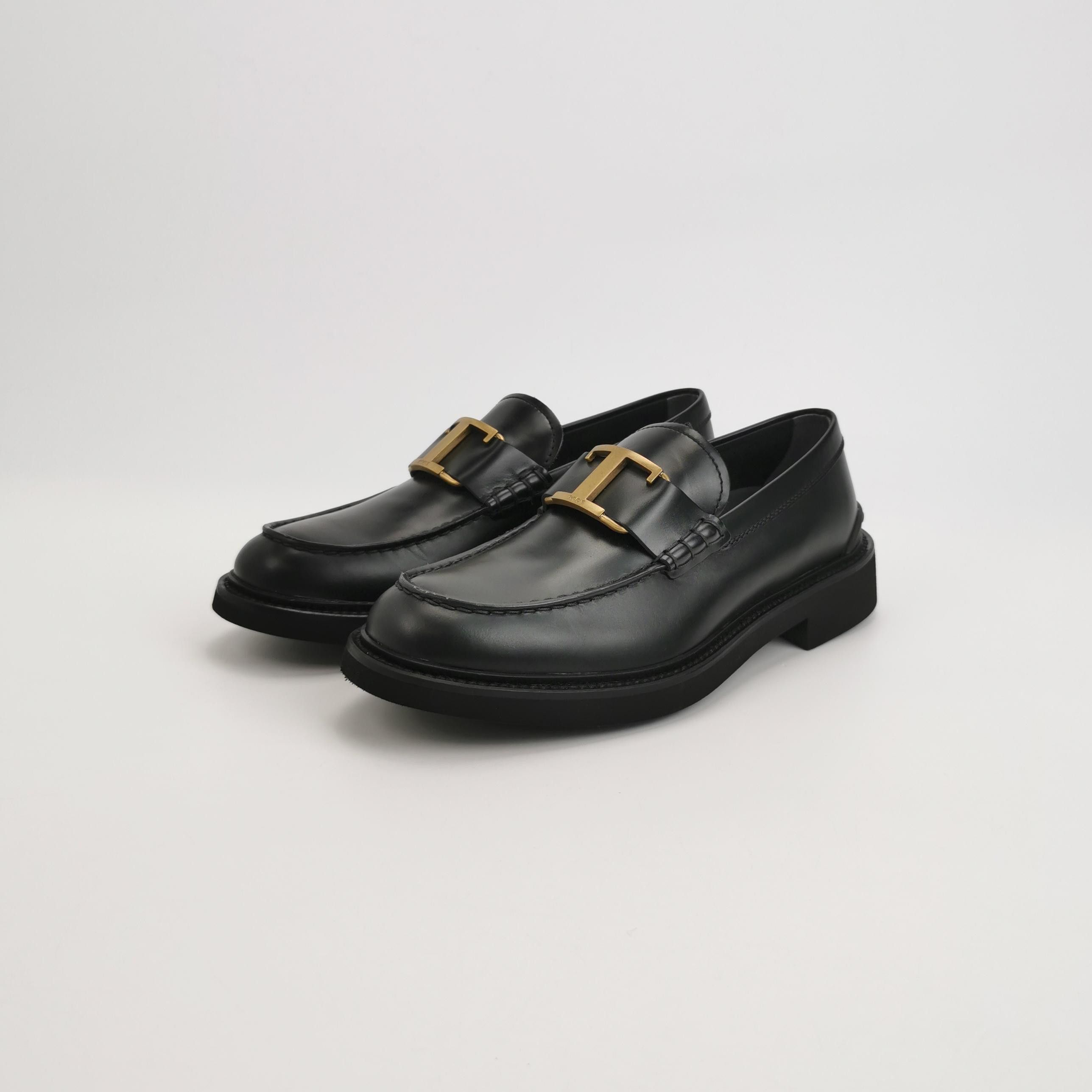 Tod's Tod's Leather T Logo Loafers EU 39 Size US 6 / EU 39 - 2 Thumbnail