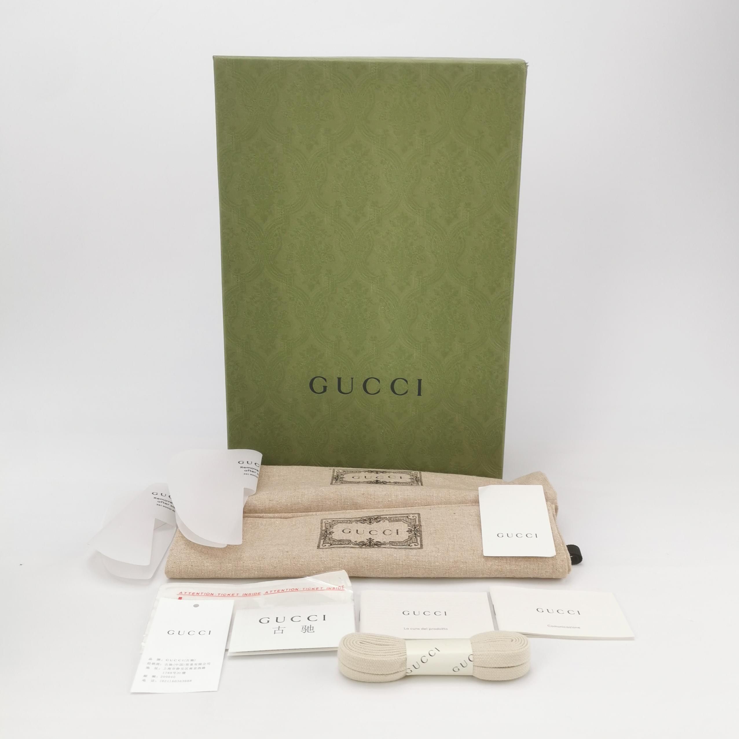 Gucci Gucci GG Supreme Tennis 1977 Hi-Top Sneakers 43 Size US 10 / EU 43 - 6 Thumbnail