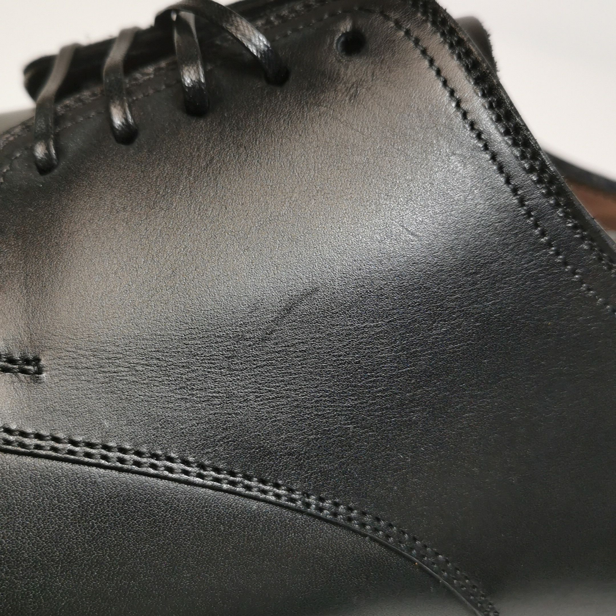 Salvatore Ferragamo Salvatore Ferragamo Leather Lace-Up Derby Shoes 44.5 Size US 11 / EU 44 - 7 Thumbnail