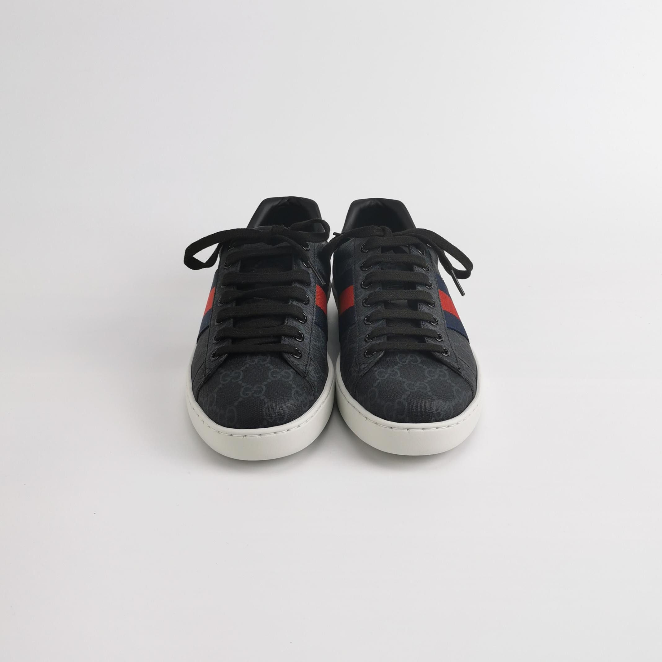 Gucci Gucci GG Supreme Web Ace Sneakers 40.5 Size US 7 / EU 40 - 3 Thumbnail