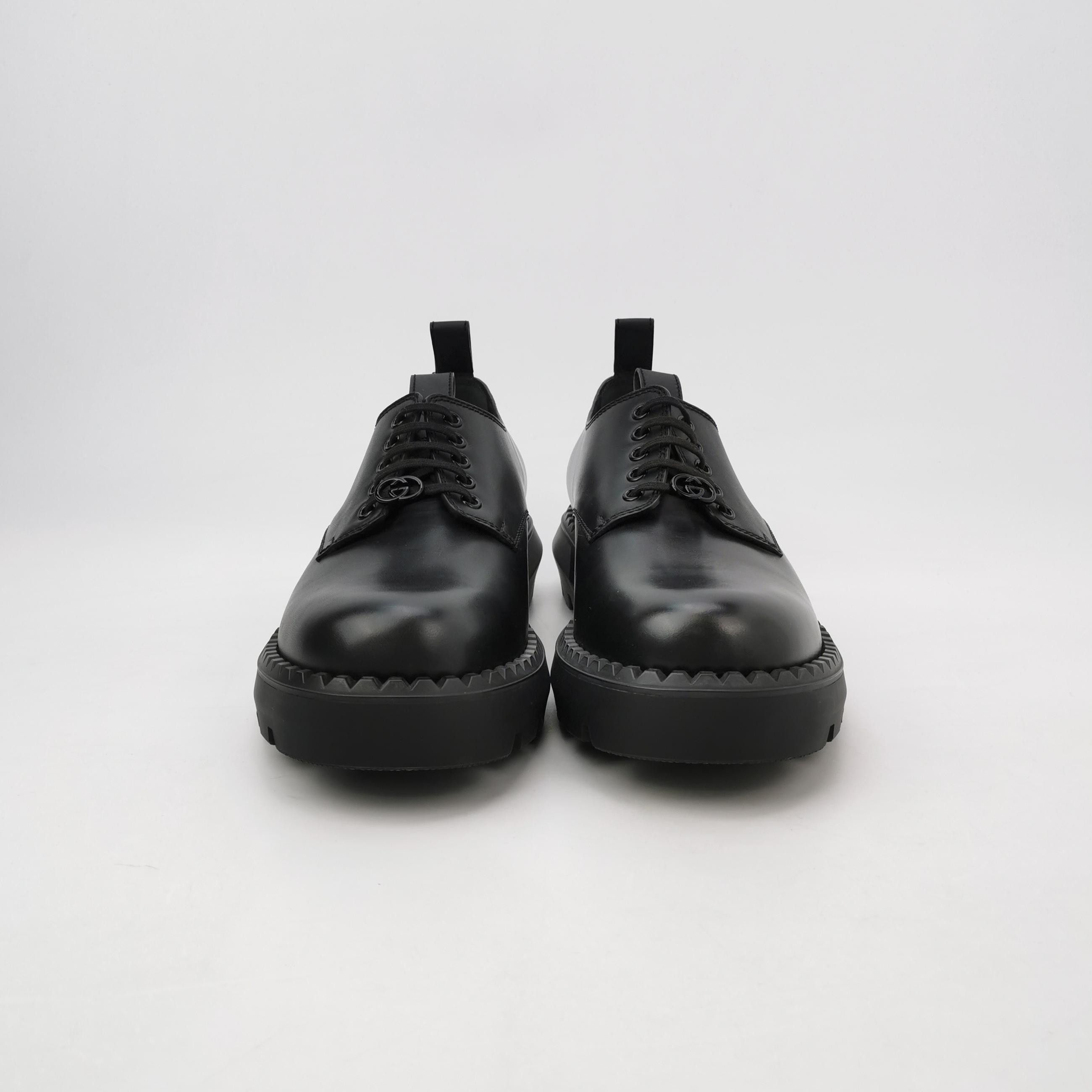 Gucci Gucci Platform Leather Derby Shoes 43.5 Size US 10 / EU 43 - 3 Thumbnail
