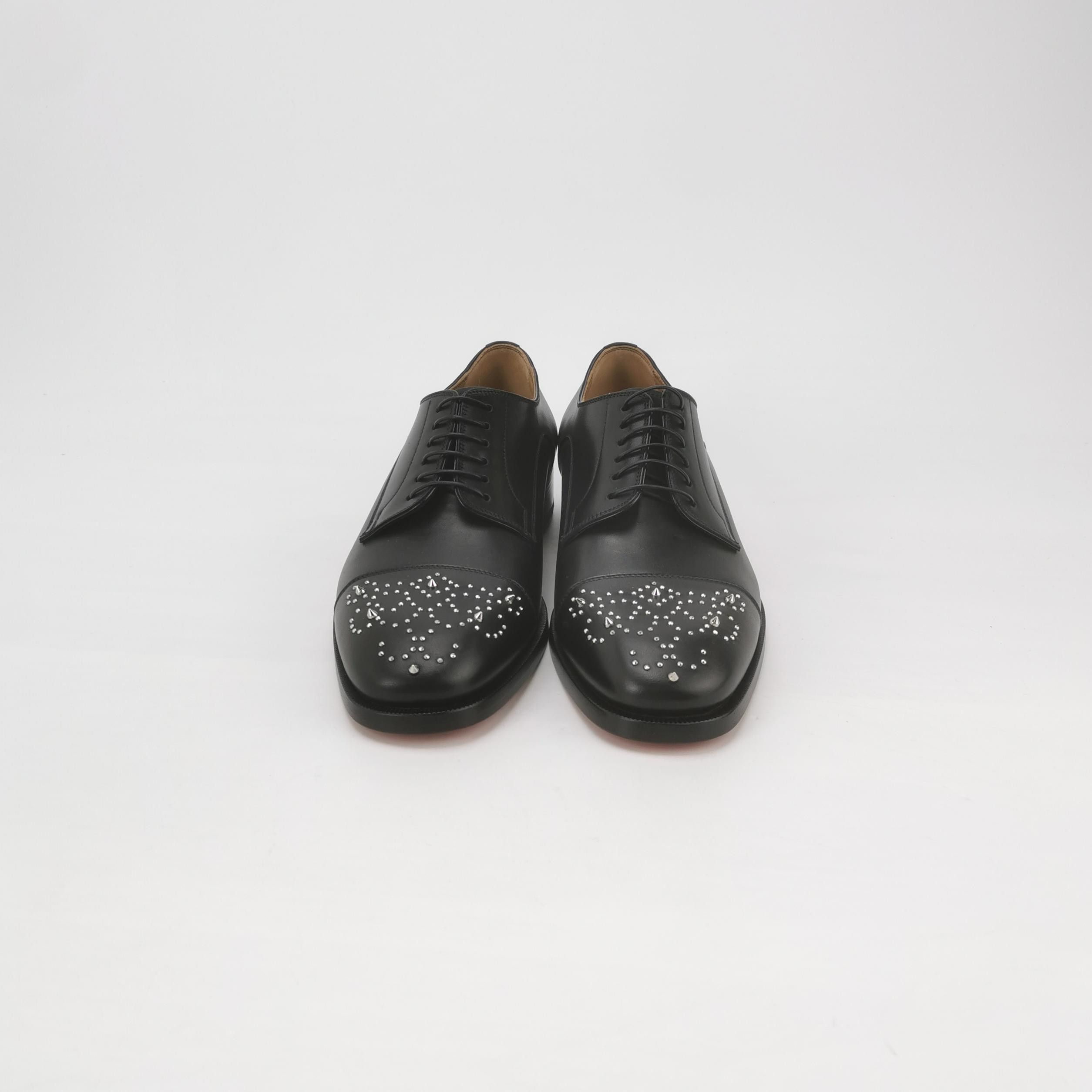 Christian Louboutin Christian Louboutin Studded Leather Shoes EU 40 Size US 7 / EU 40 - 3 Thumbnail