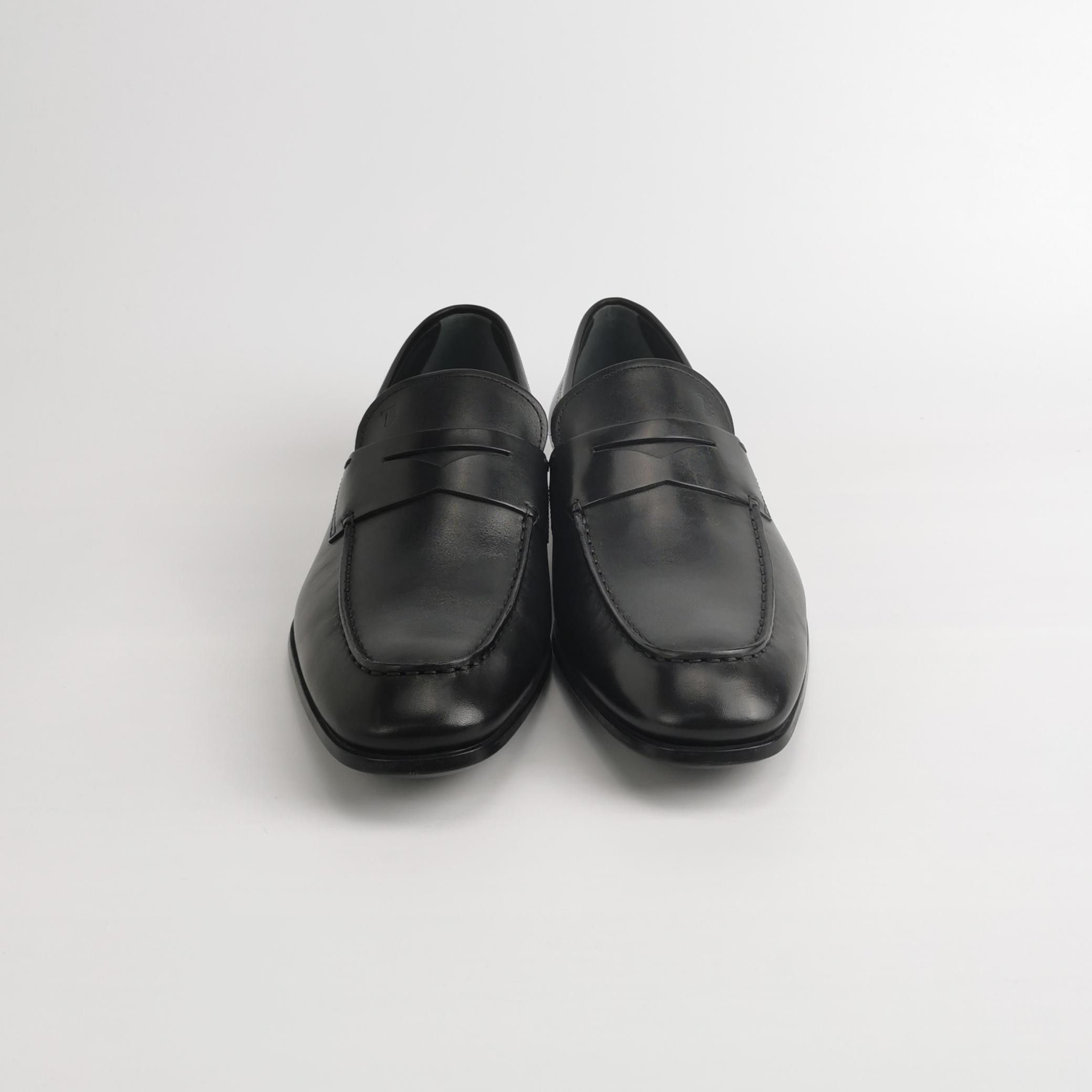 Tod's Tod's Black Leather Penny Loafers Size 43 Size US 10 / EU 43 - 3 Thumbnail