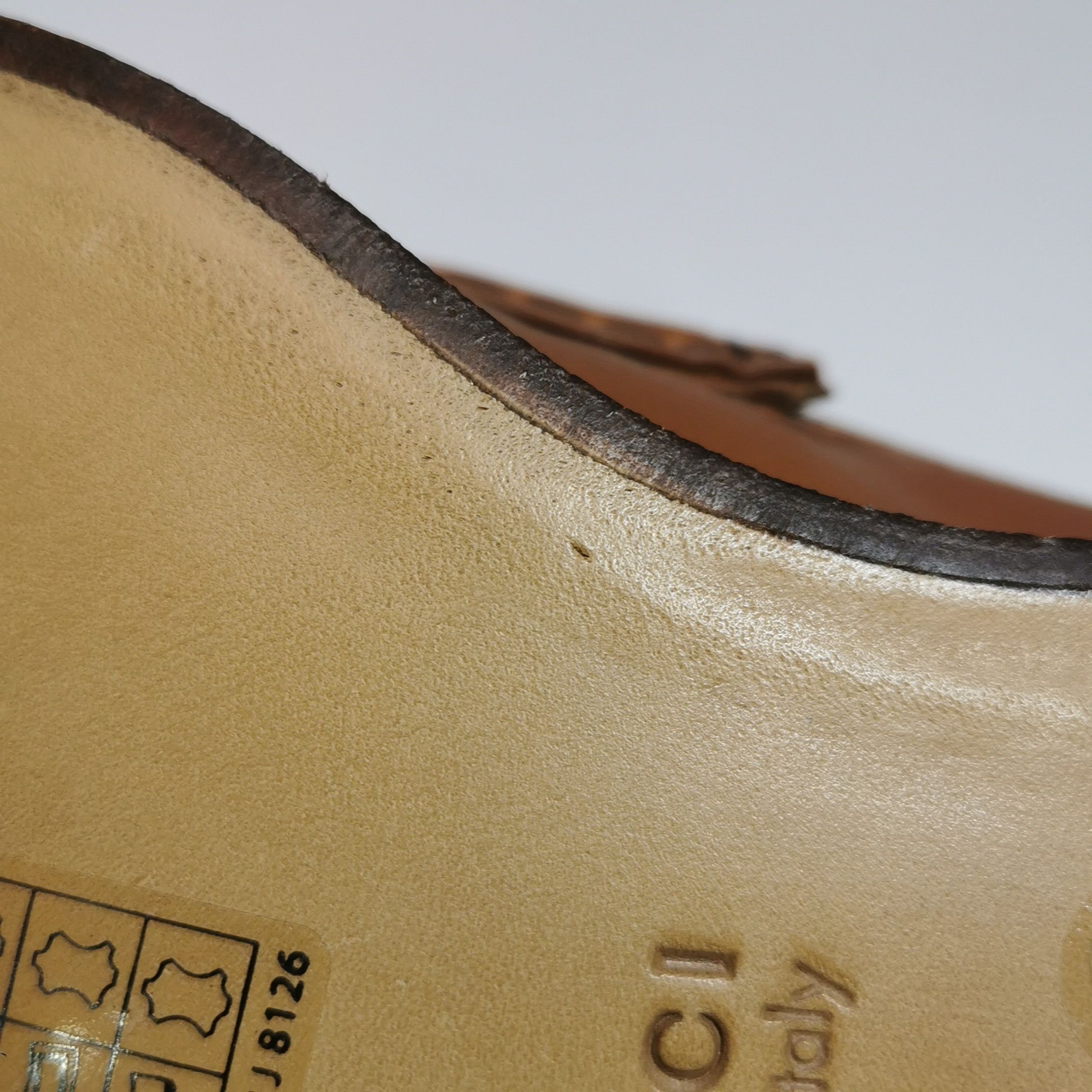 Gucci Gucci GG Embossed Horsebit Loafers 39.5 Size US 6 / EU 39 - 11 Thumbnail