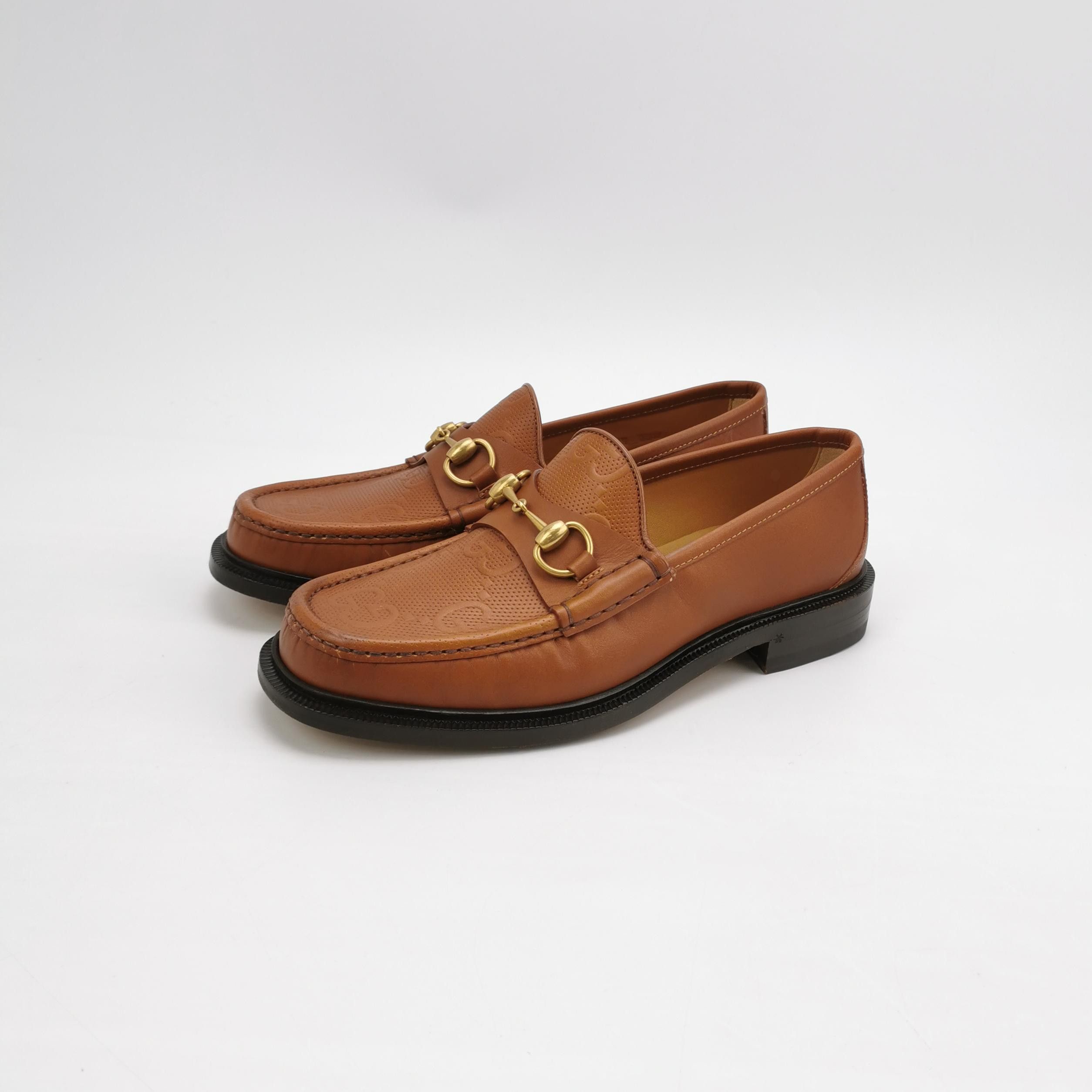 Gucci Gucci GG Embossed Horsebit Loafers 39.5 Size US 6 / EU 39 - 2 Thumbnail