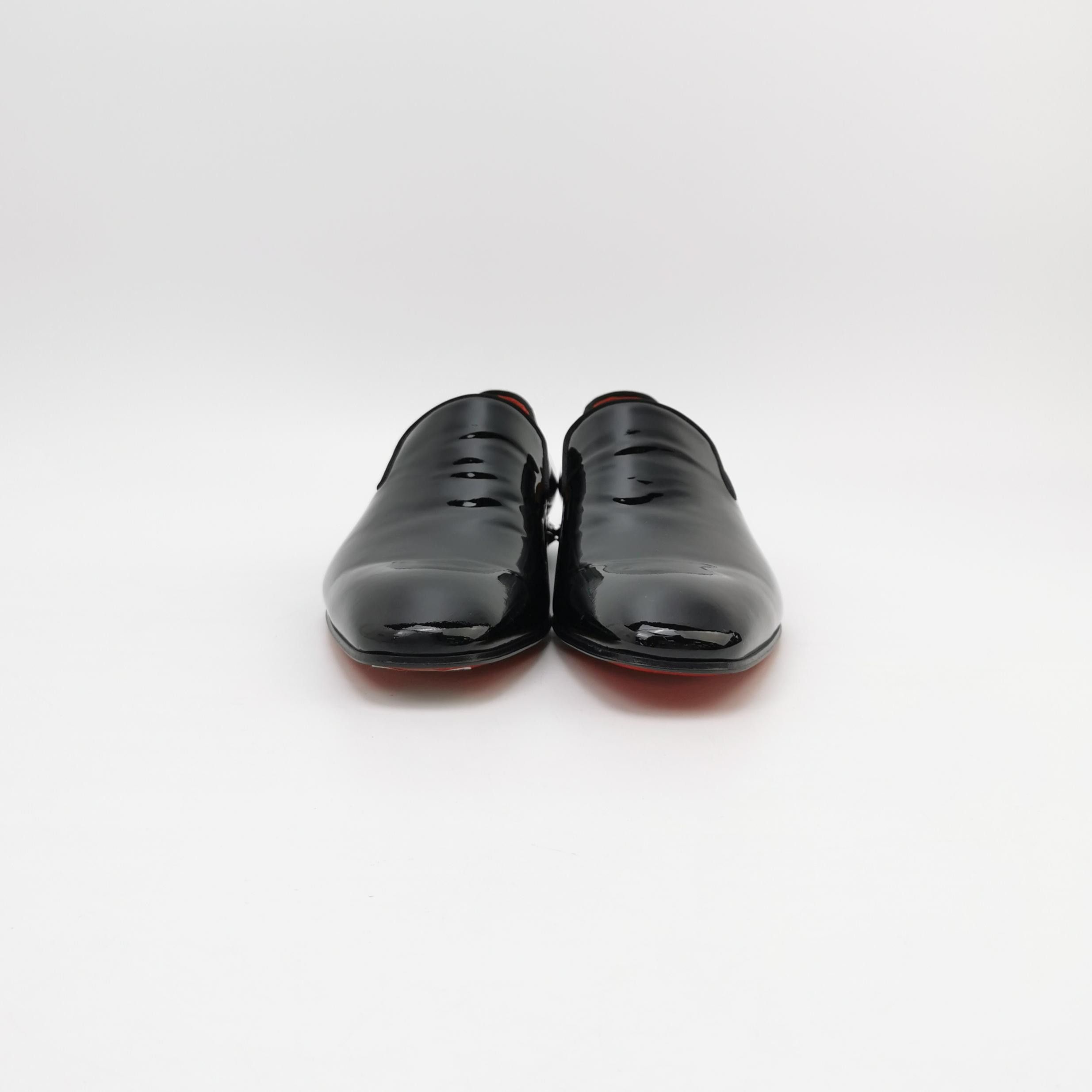 Christian Louboutin Christian Louboutin Studded Patent Leather Loafers 44 Size US 11 / EU 44 - 4 Thumbnail