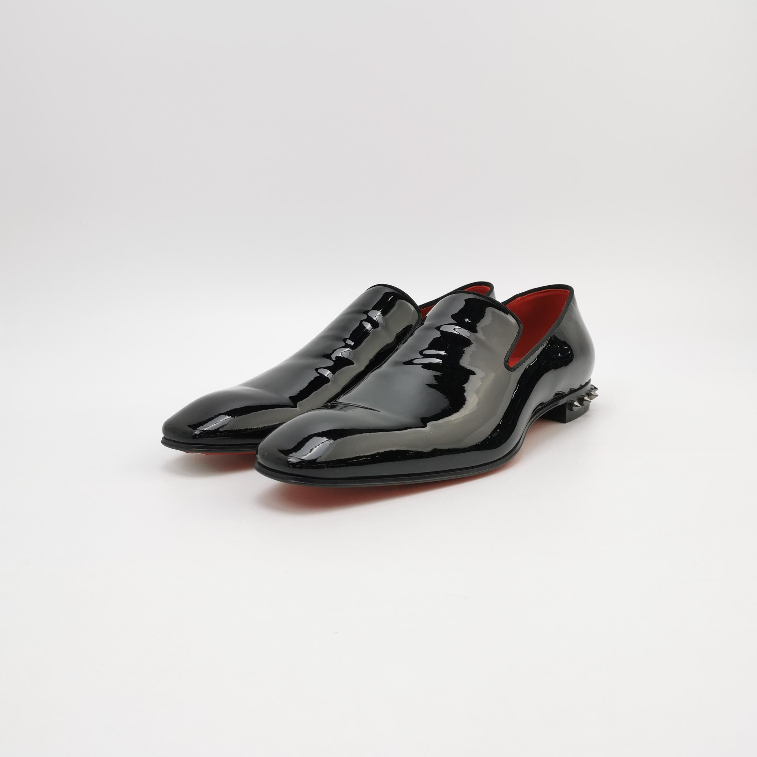 Christian Louboutin Christian Louboutin Studded Patent Leather Loafers 44 Size US 11 / EU 44 - 3 Thumbnail